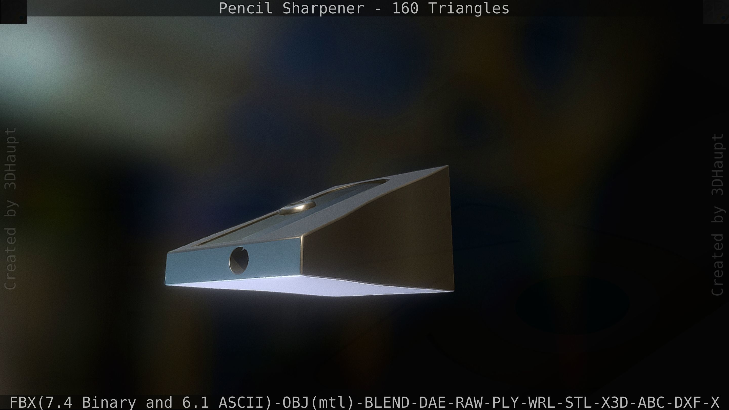 Sharpener clock 3D model_69