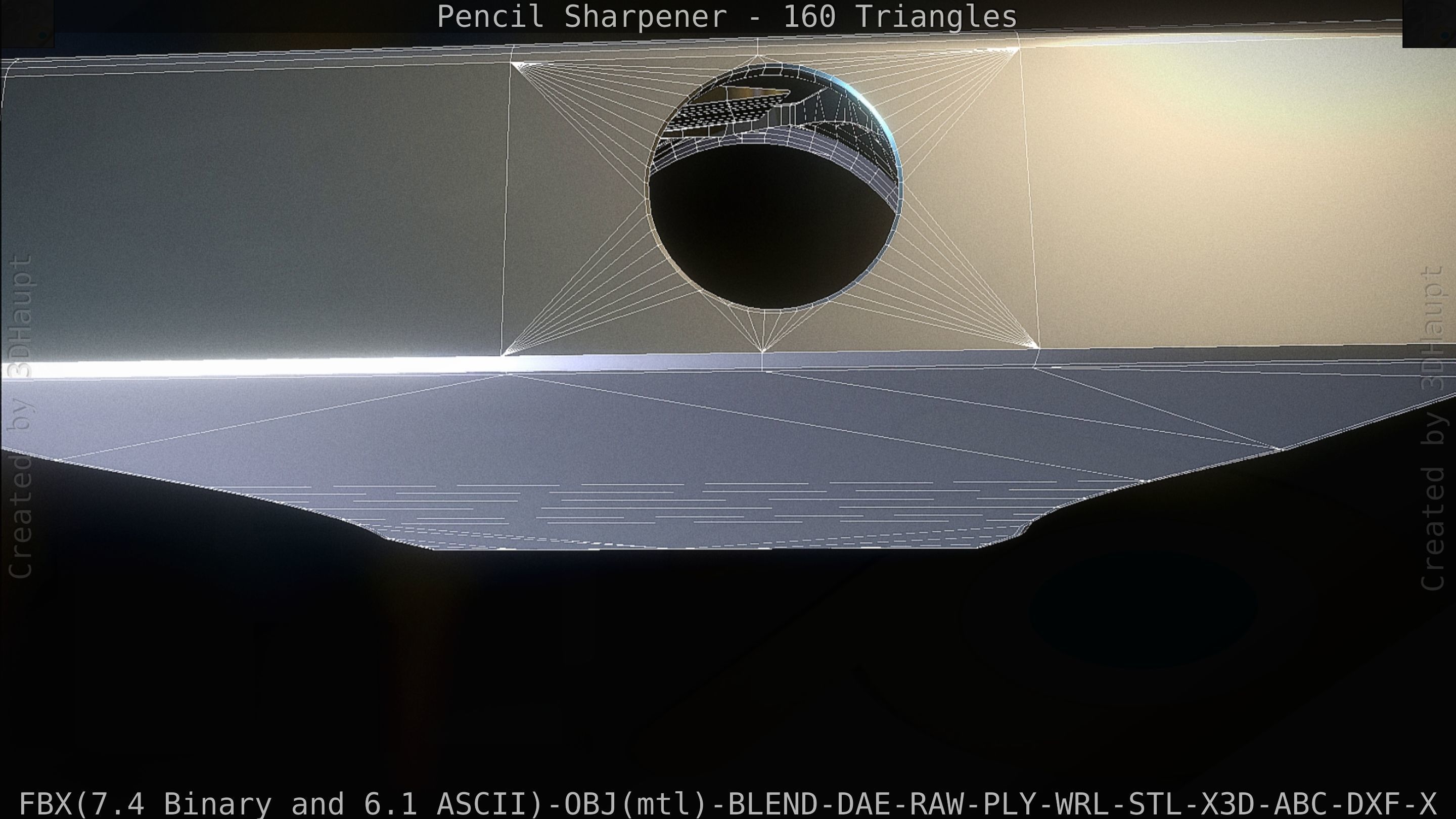 Sharpener clock 3D model_76