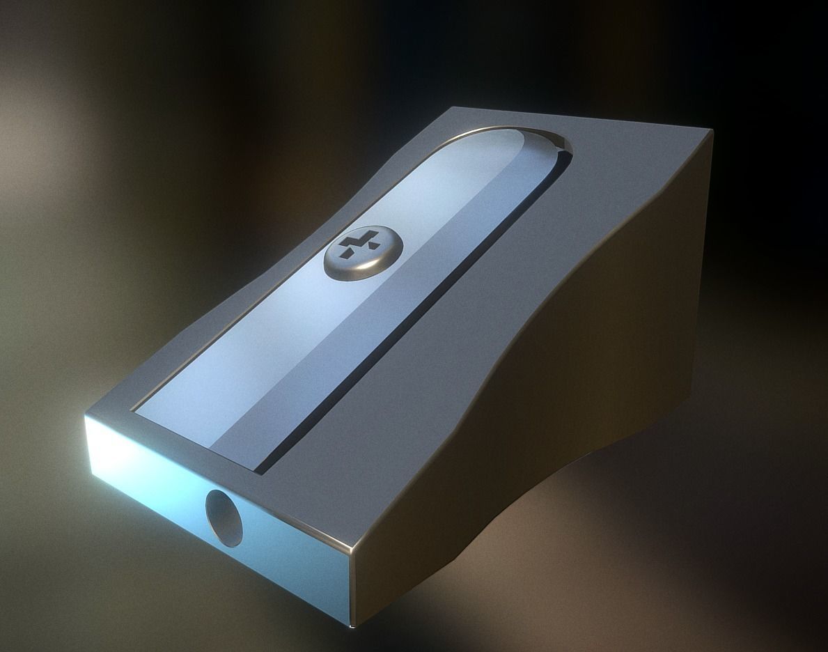 Sharpener clock 3D model_0