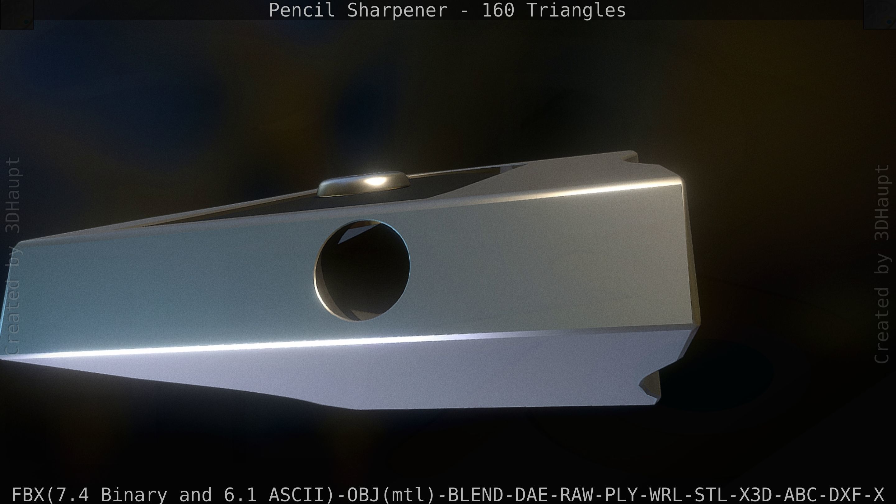 Sharpener clock 3D model_33