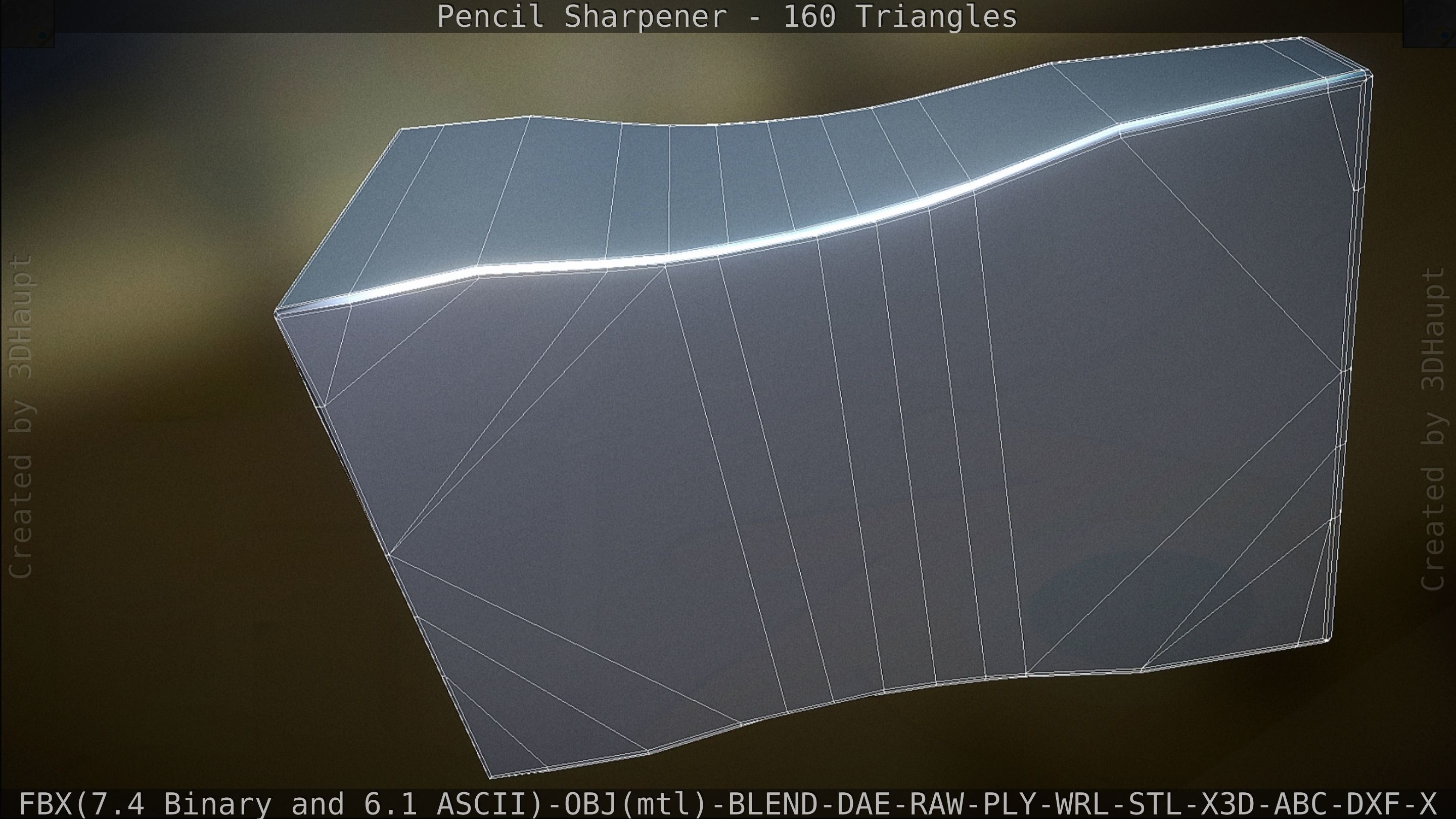 Sharpener clock 3D model_109