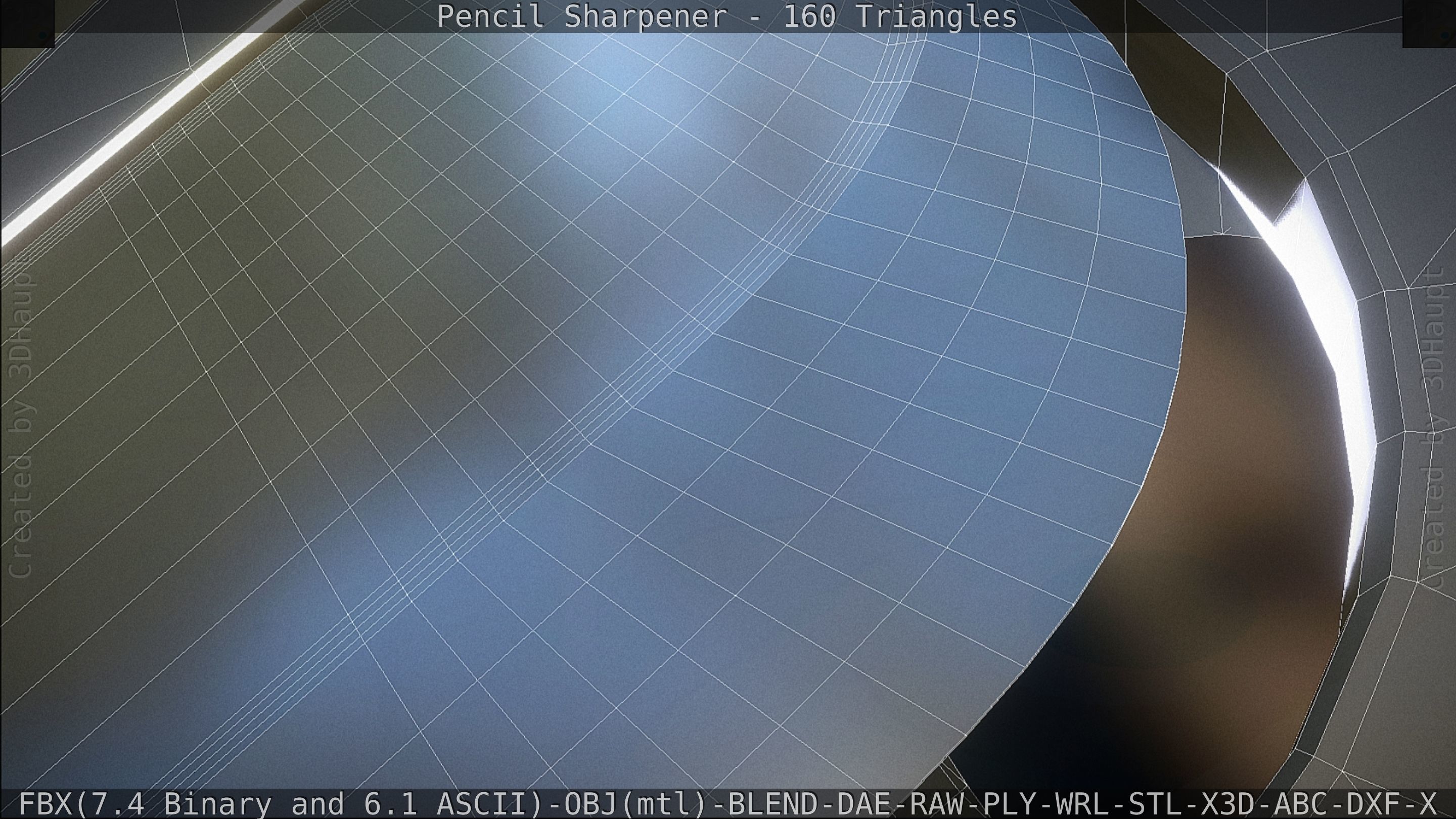 Sharpener clock 3D model_97