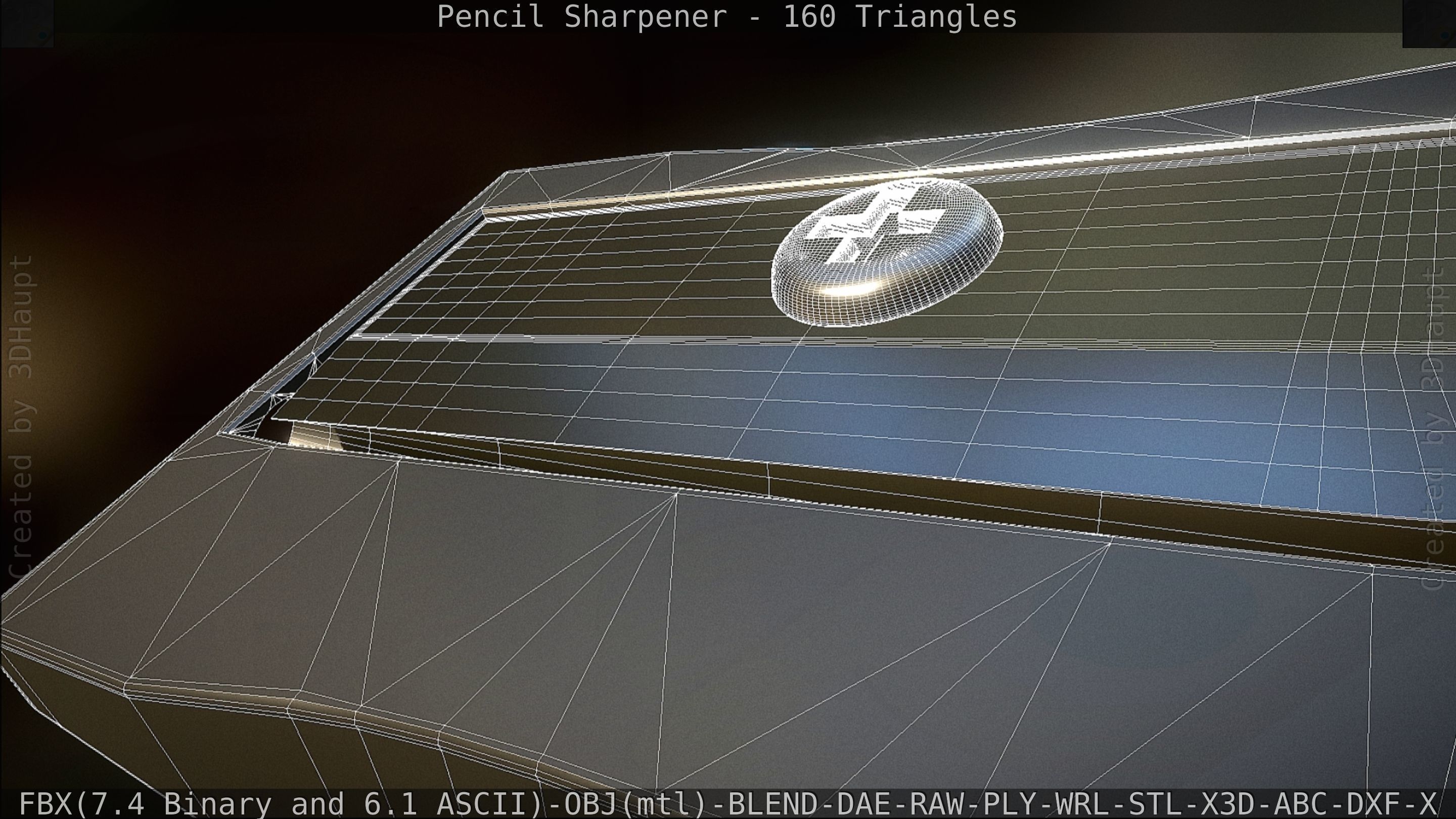 Sharpener clock 3D model_90