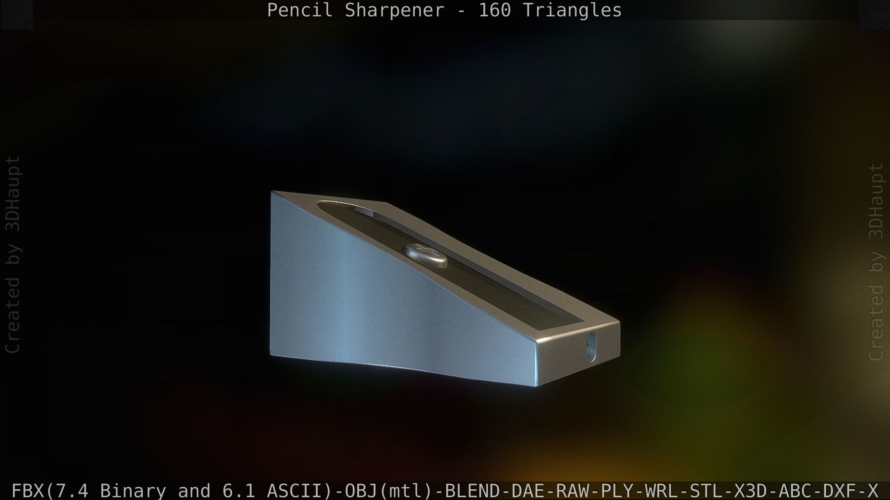 Sharpener clock 3D model_68