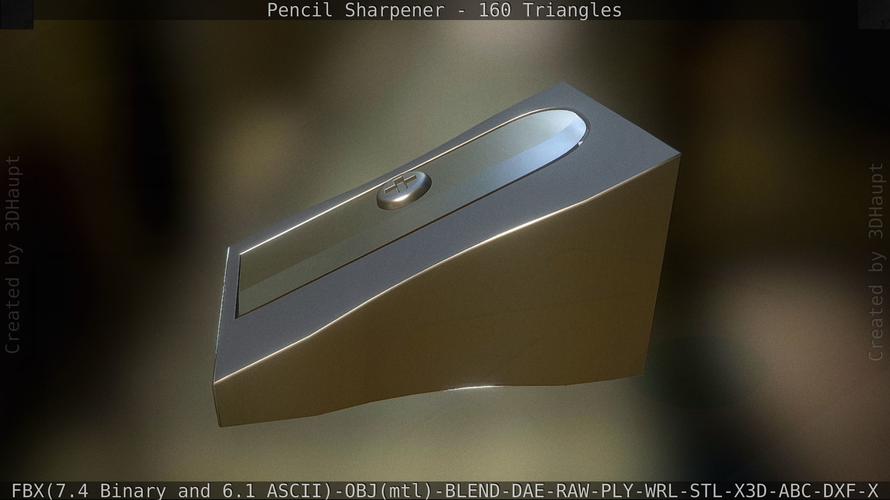 Sharpener clock 3D model_58