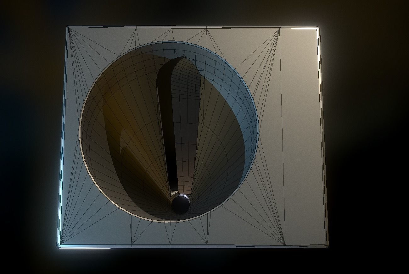 Sharpener clock 3D model_11