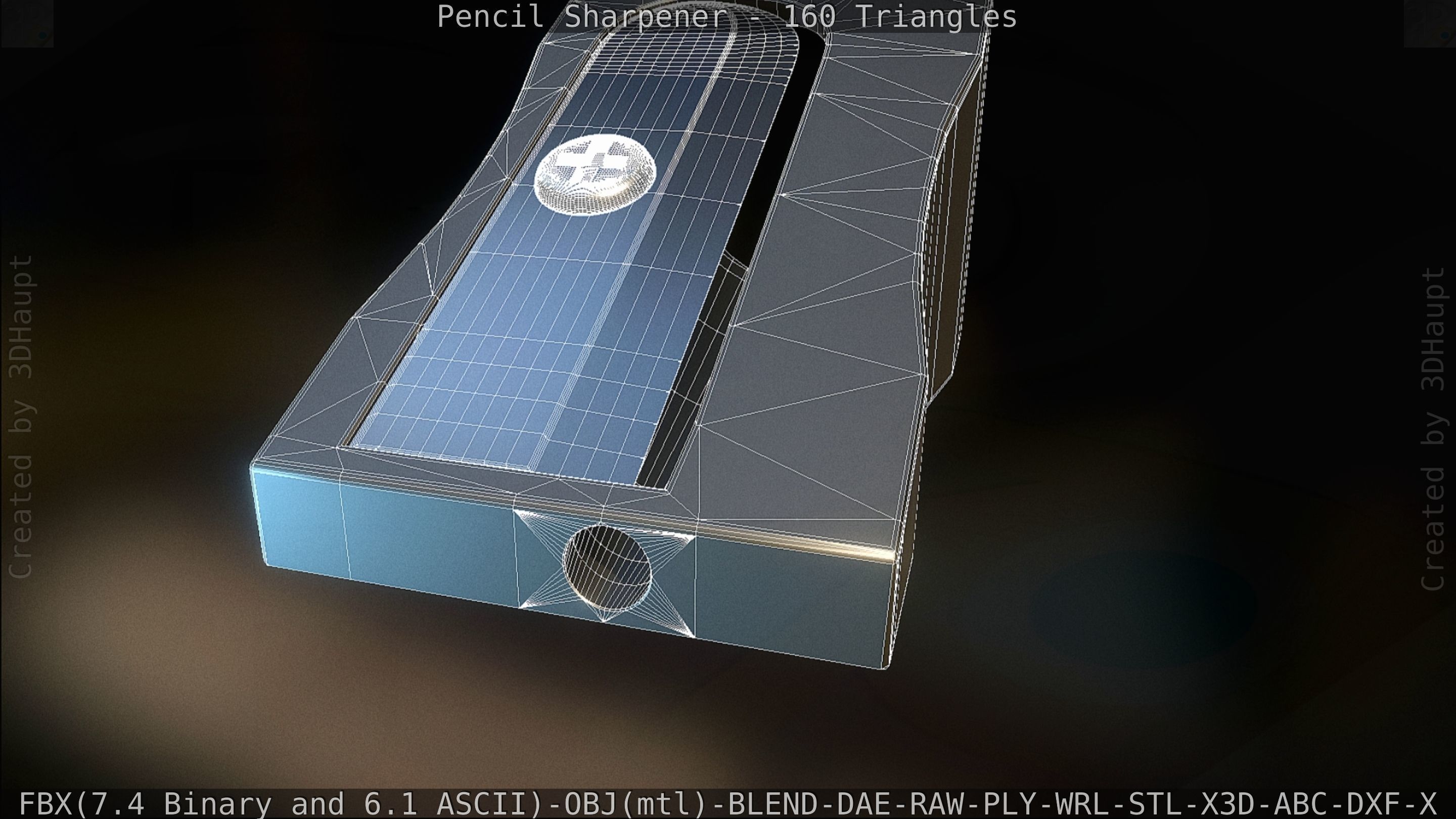 Sharpener clock 3D model_73