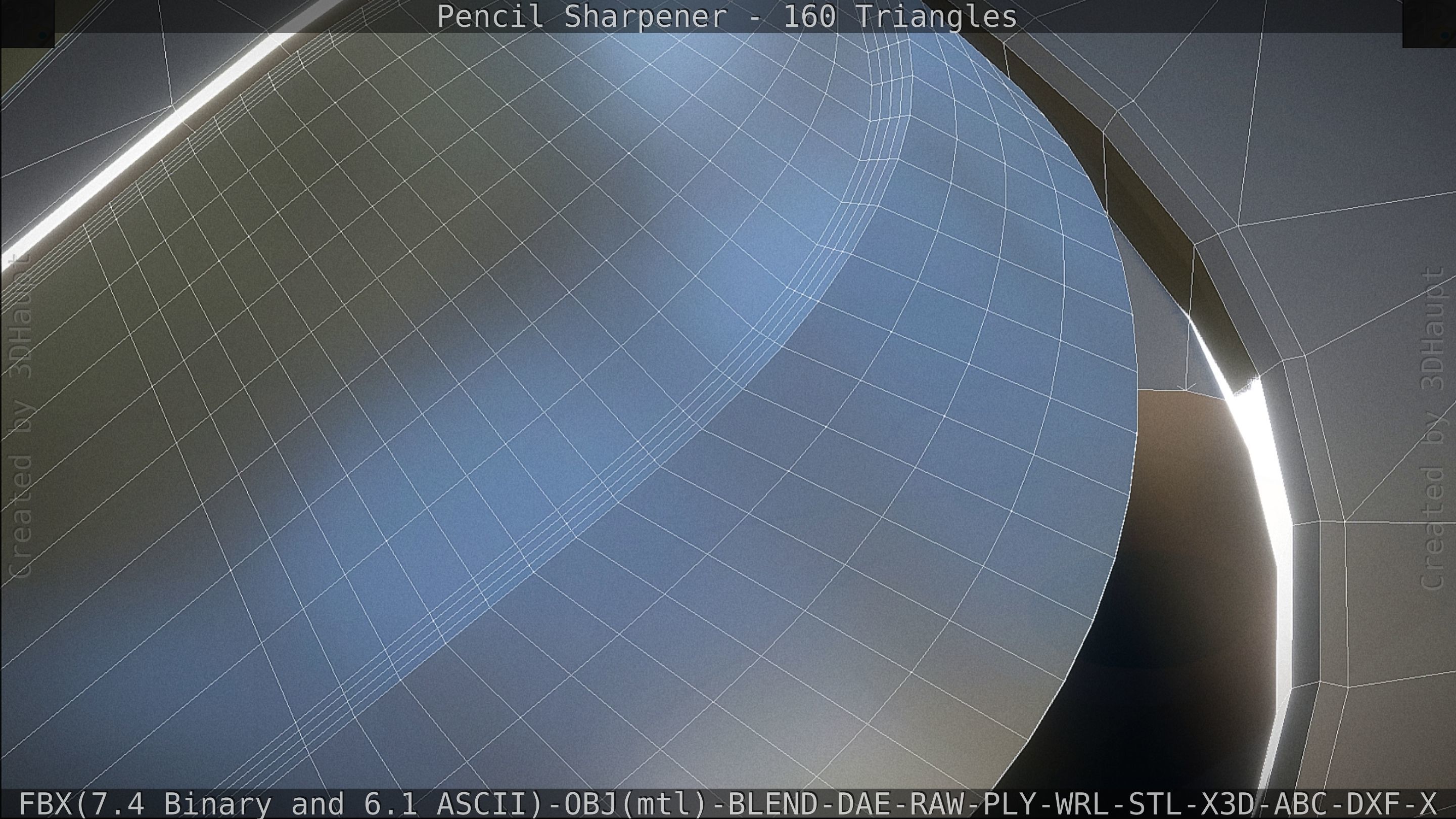 Sharpener clock 3D model_95