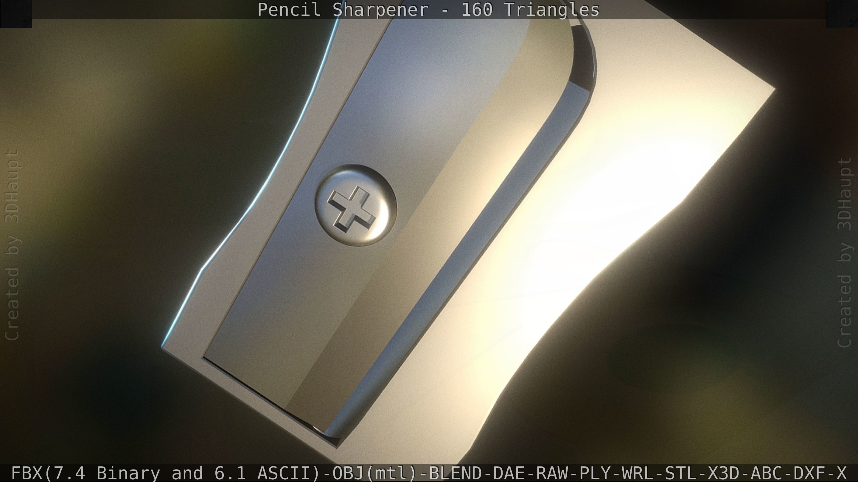 Sharpener clock 3D model_59