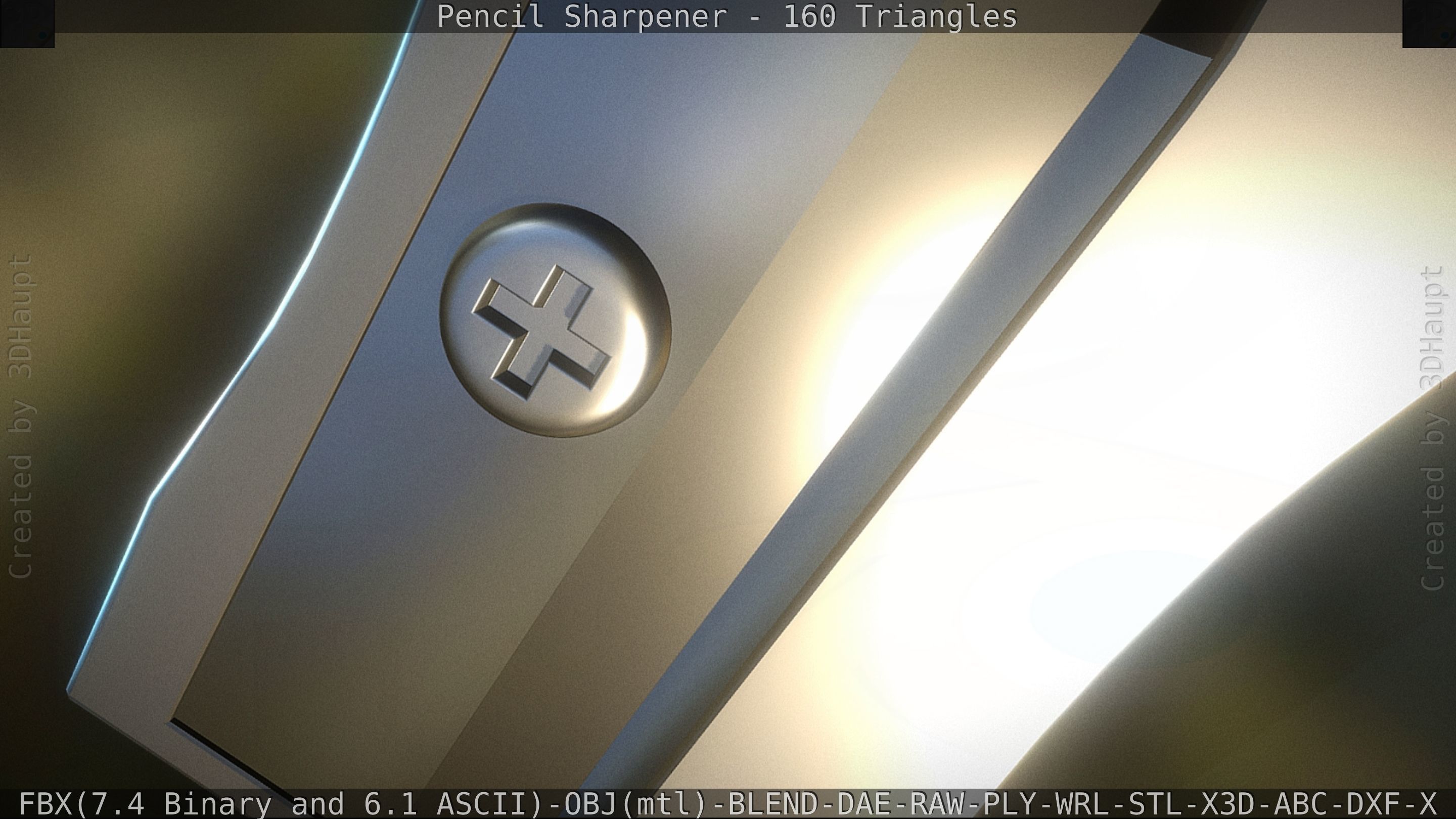 Sharpener clock 3D model_55