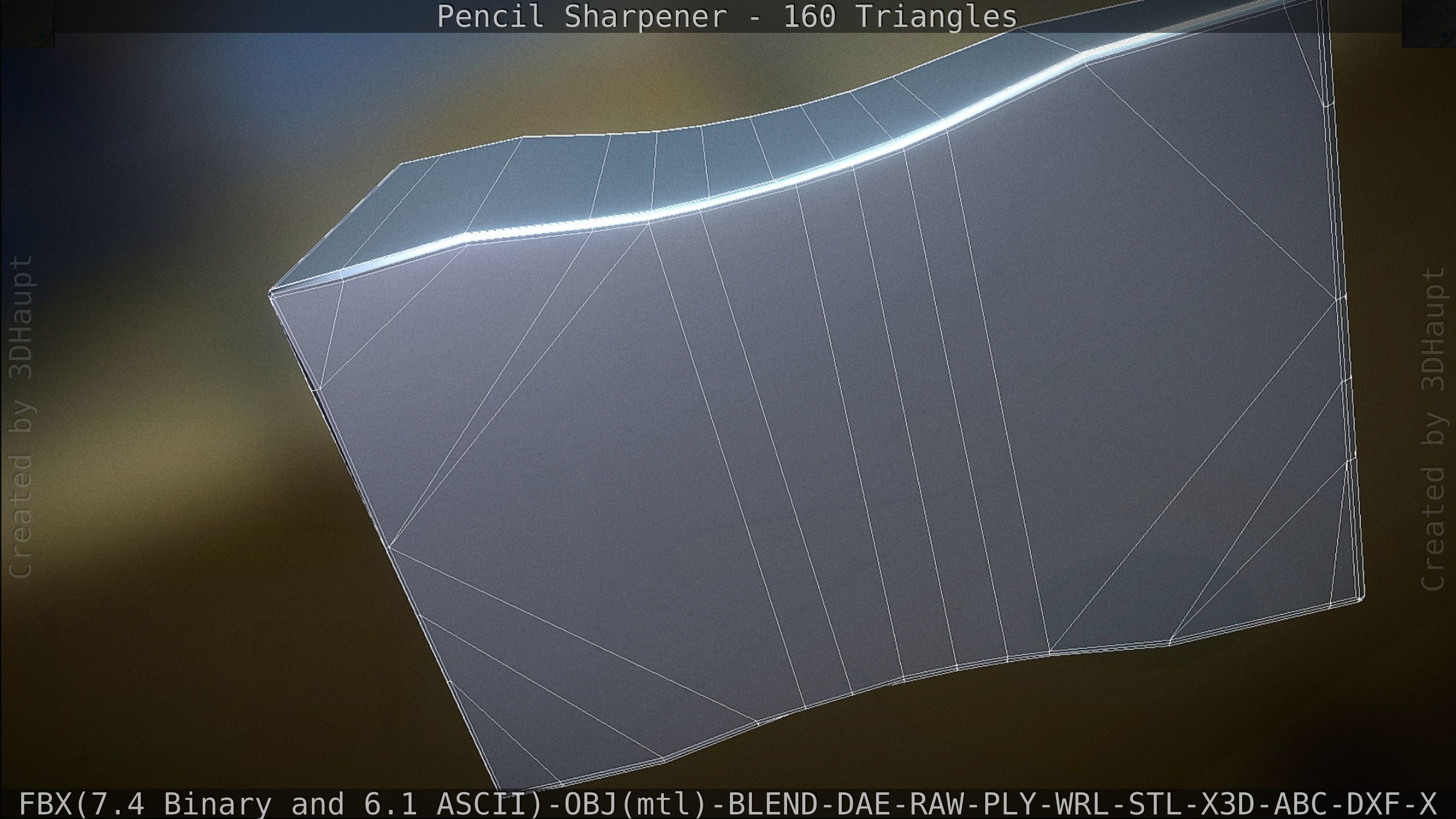 Sharpener clock 3D model_111