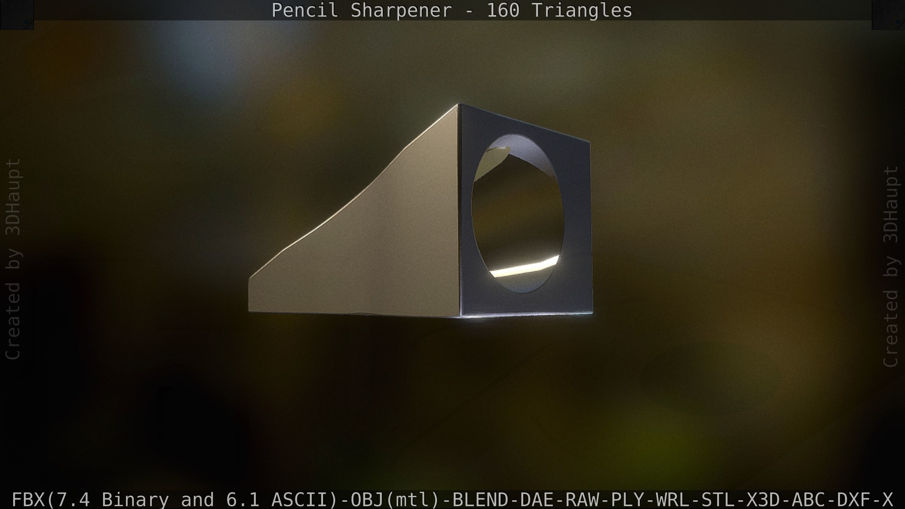 Sharpener clock 3D model_61