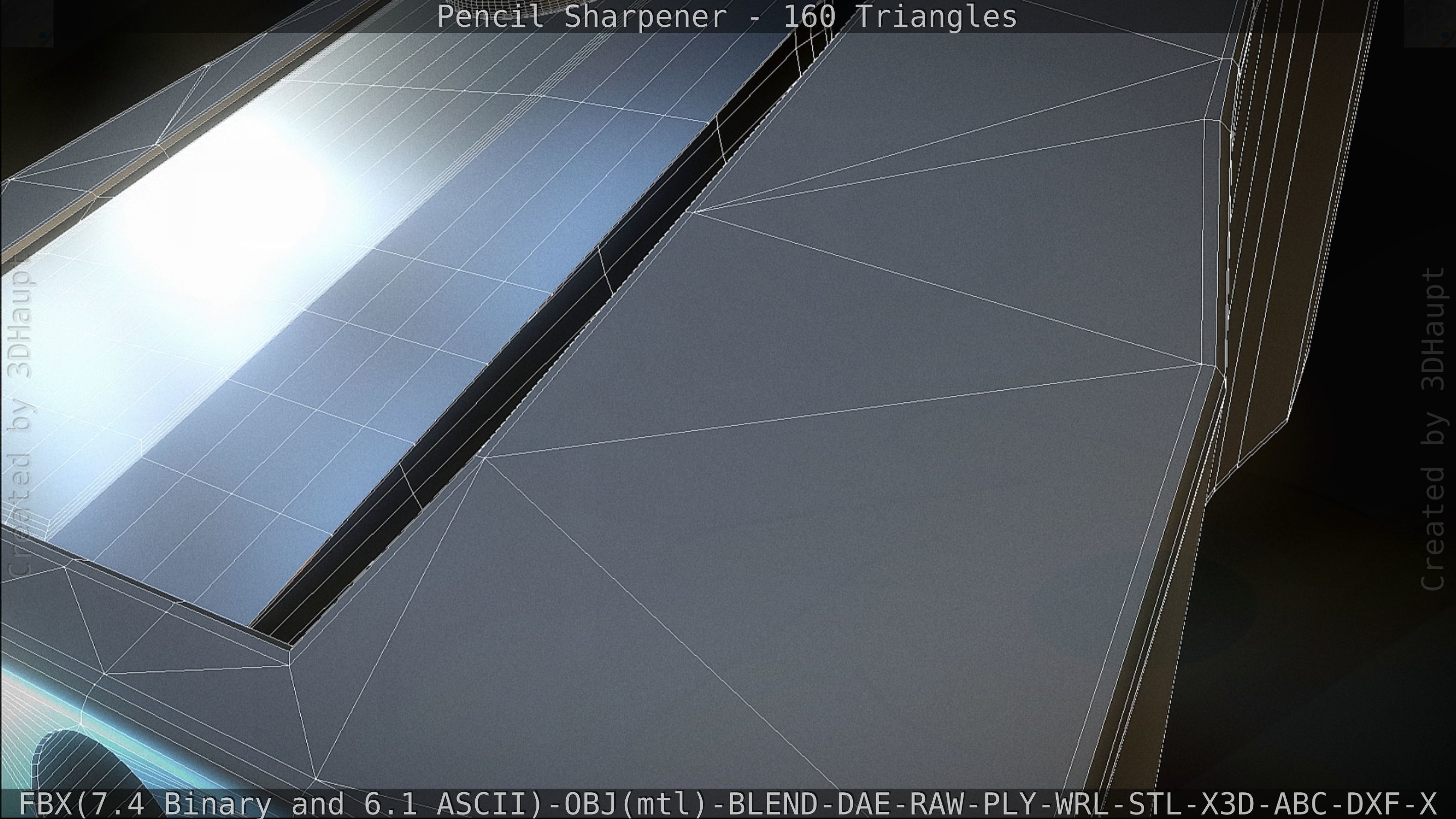 Sharpener clock 3D model_80