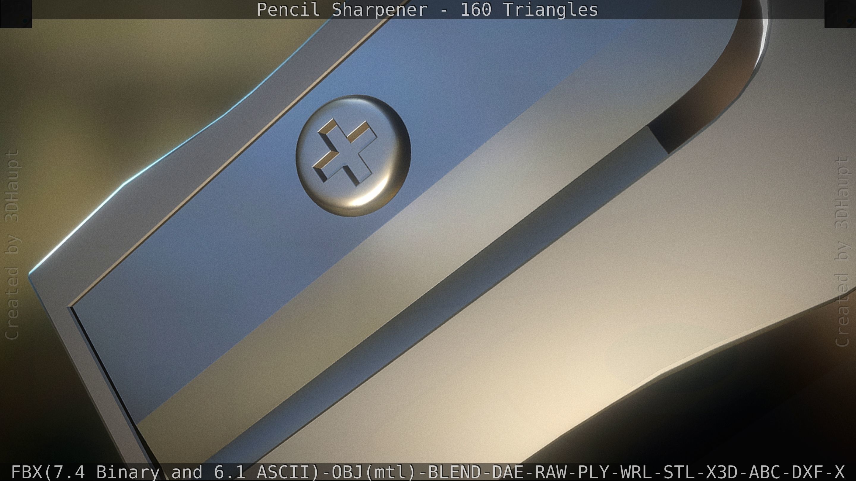 Sharpener clock 3D model_42