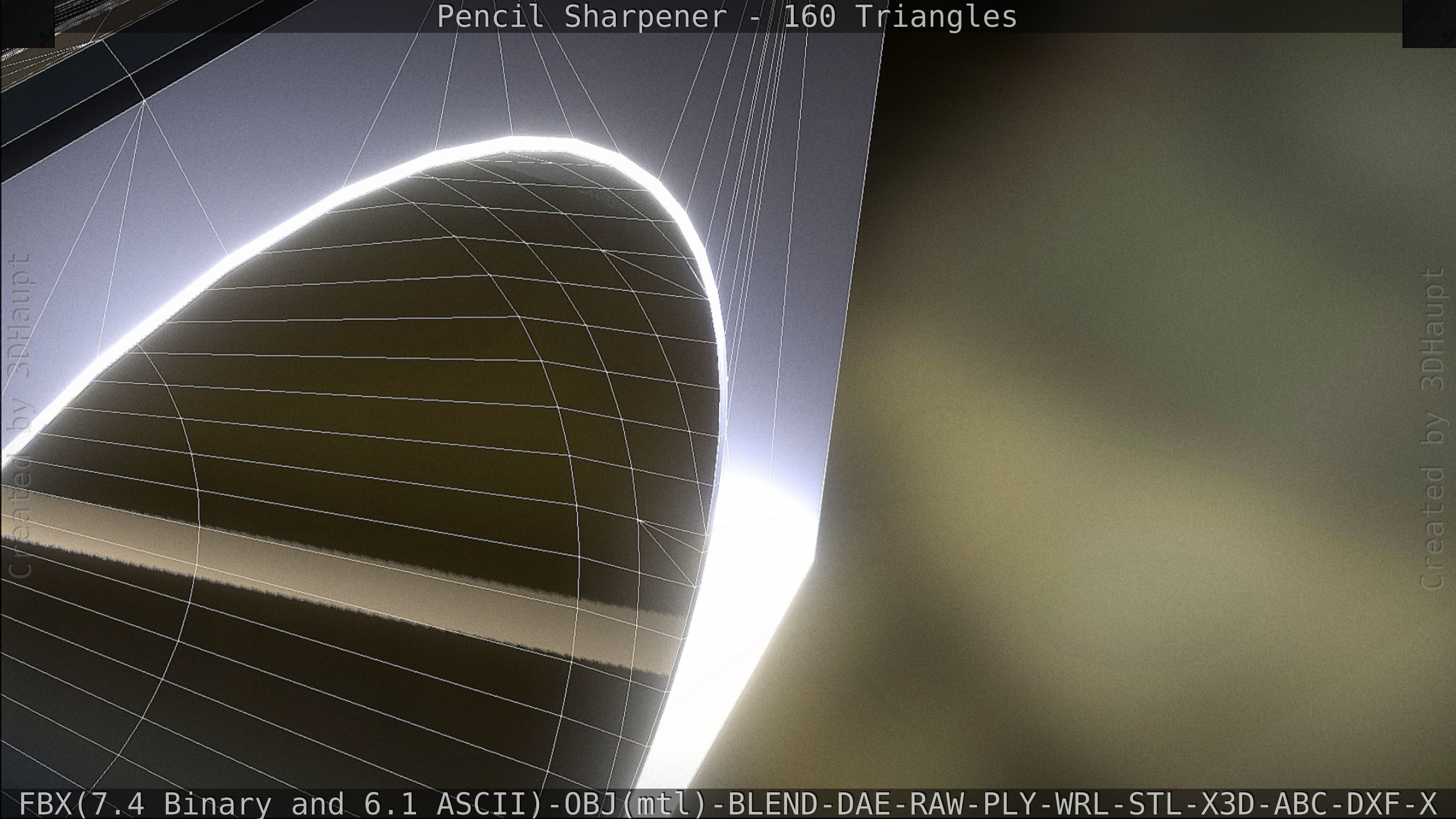 Sharpener clock 3D model_102