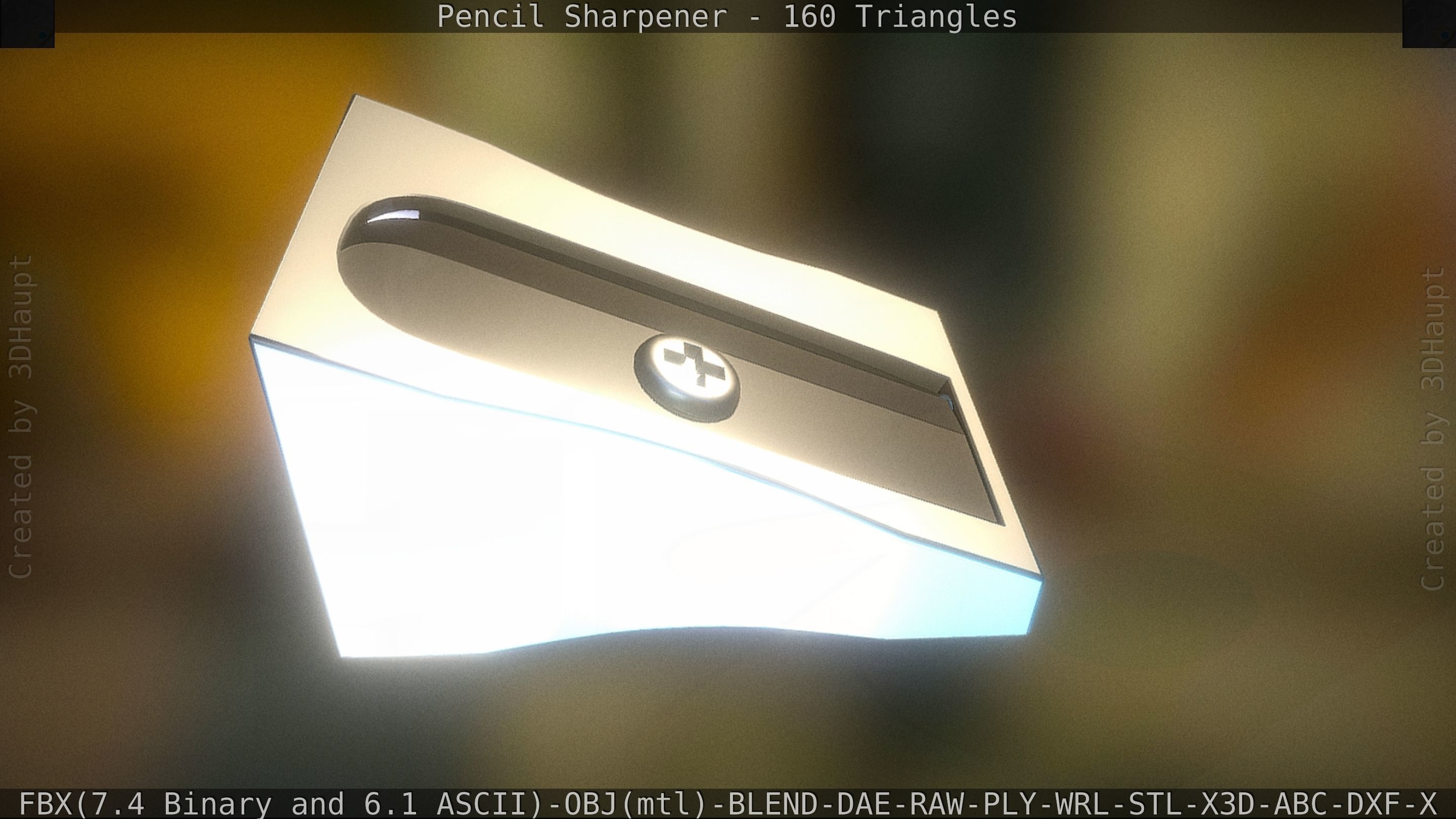 Sharpener clock 3D model_29