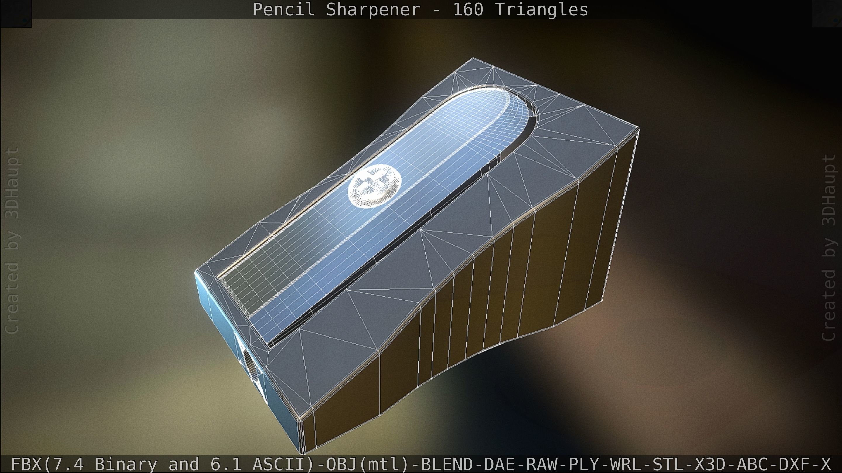 Sharpener clock 3D model_116