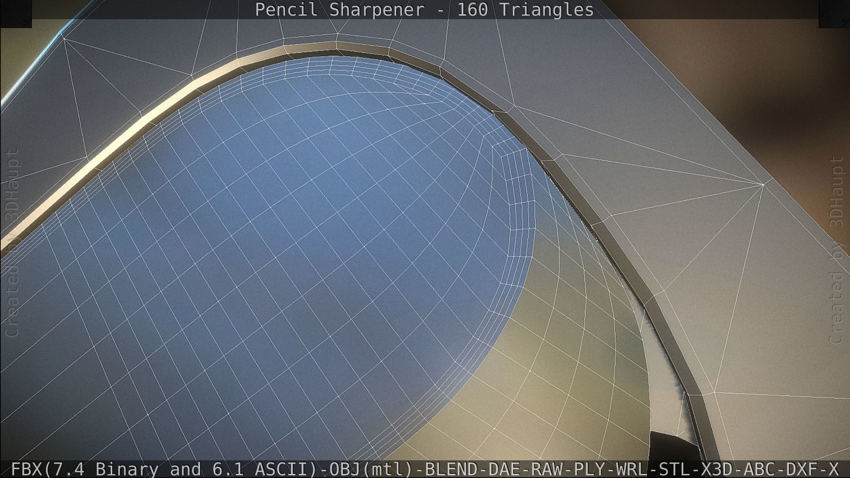 Sharpener clock 3D model_100