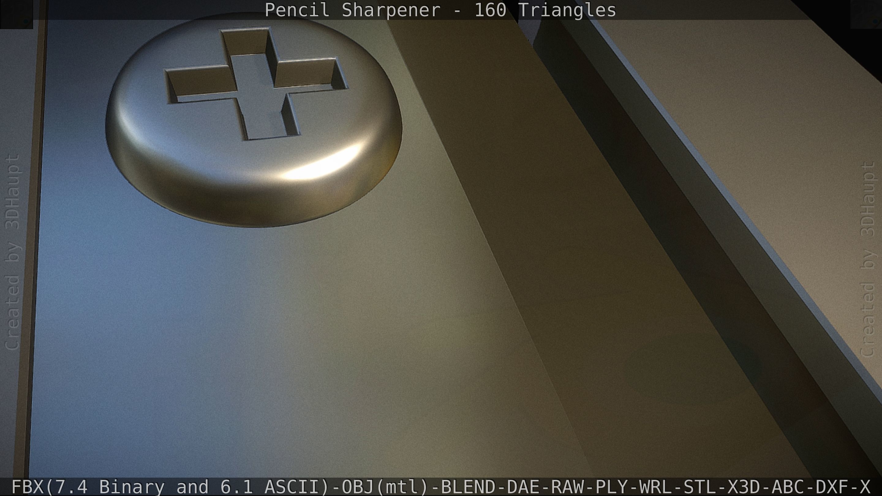 Sharpener clock 3D model_51