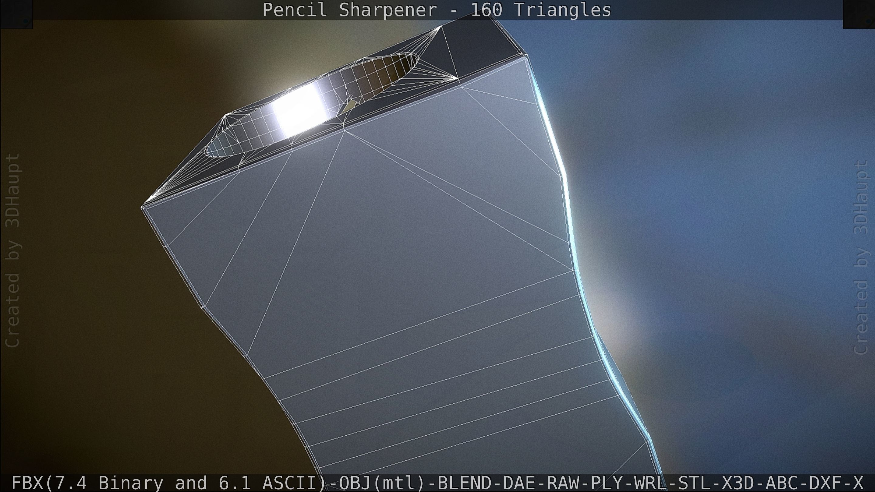 Sharpener clock 3D model_108