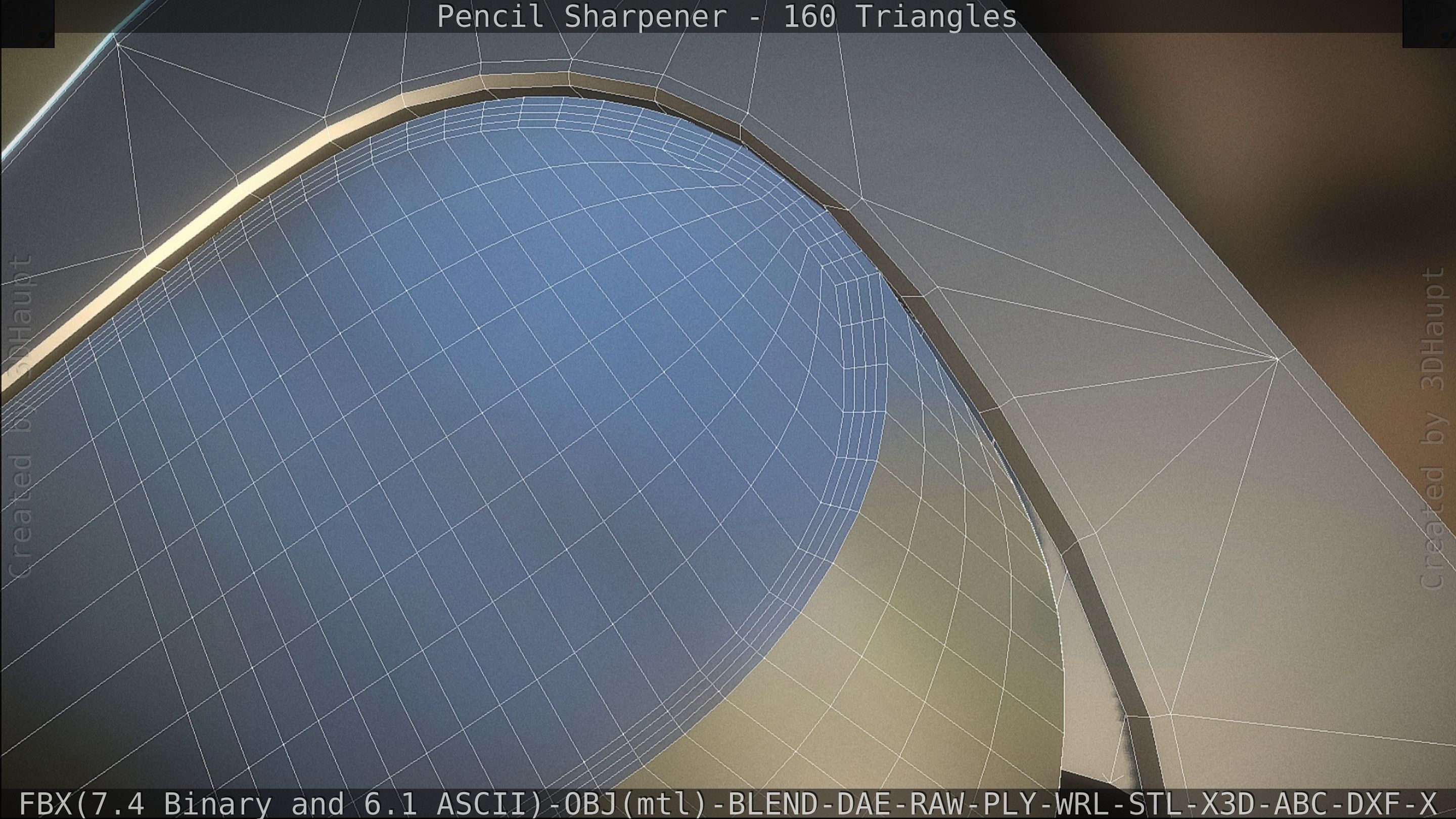 Sharpener clock 3D model_98