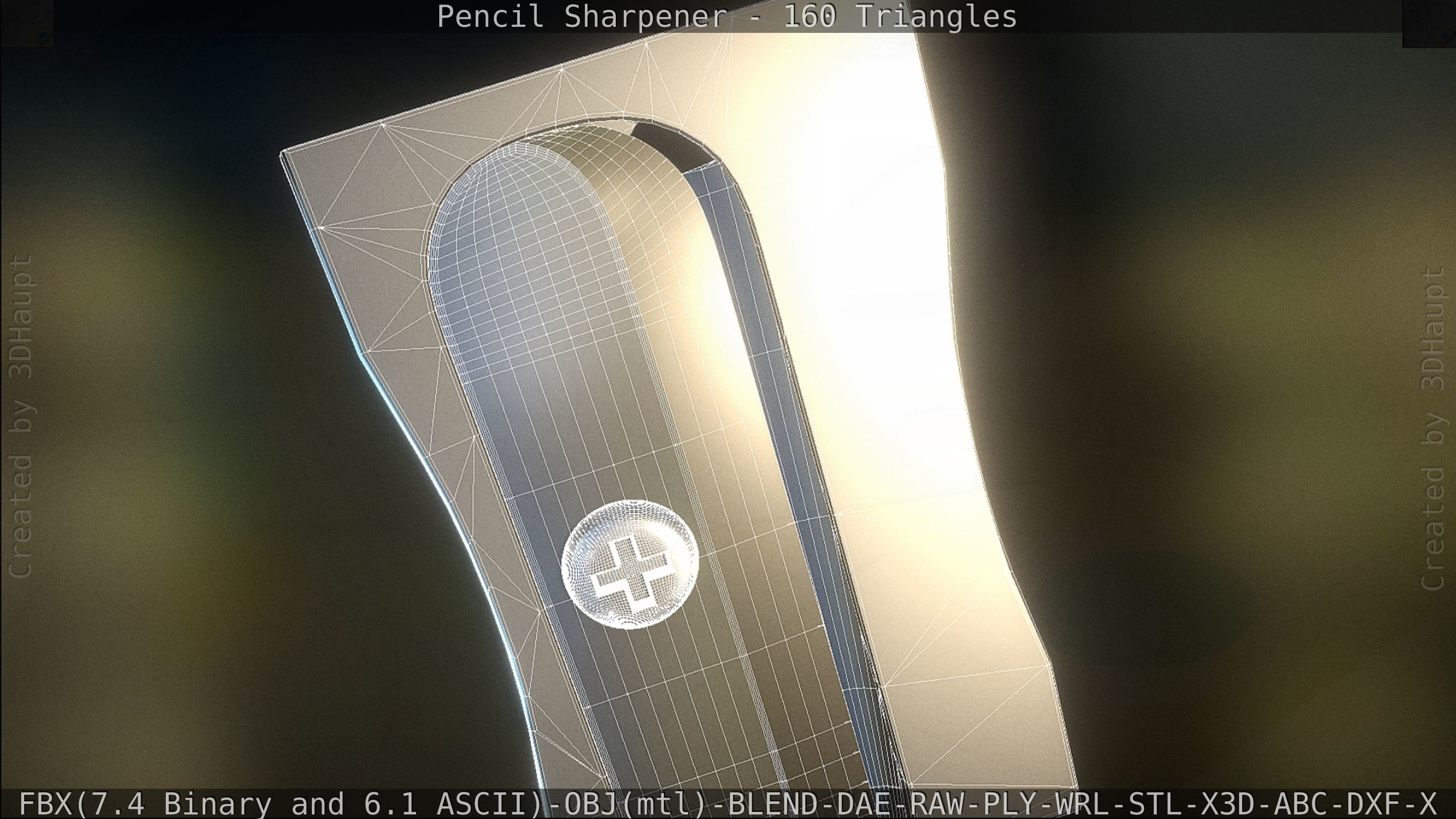 Sharpener clock 3D model_113