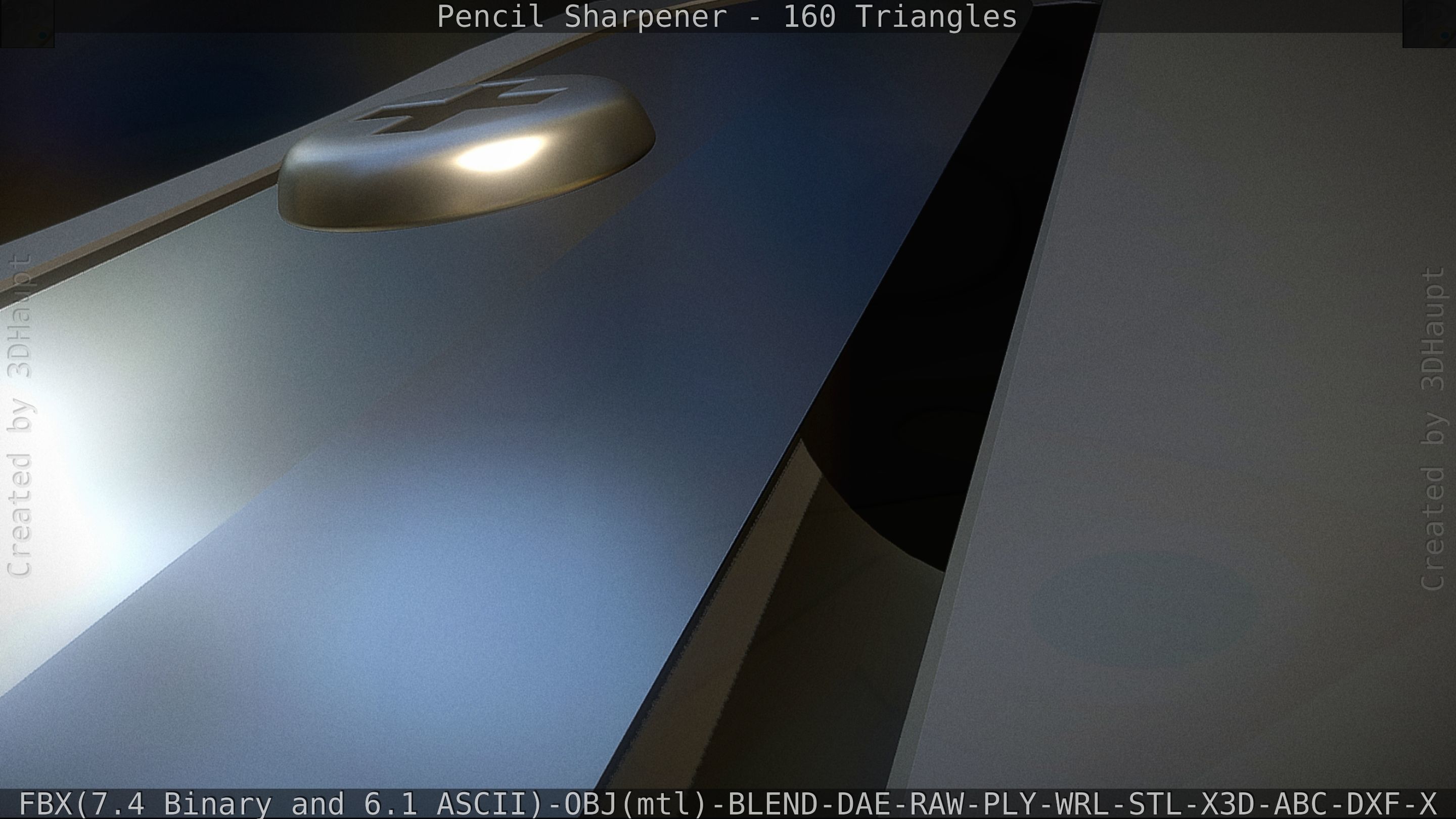 Sharpener clock 3D model_46