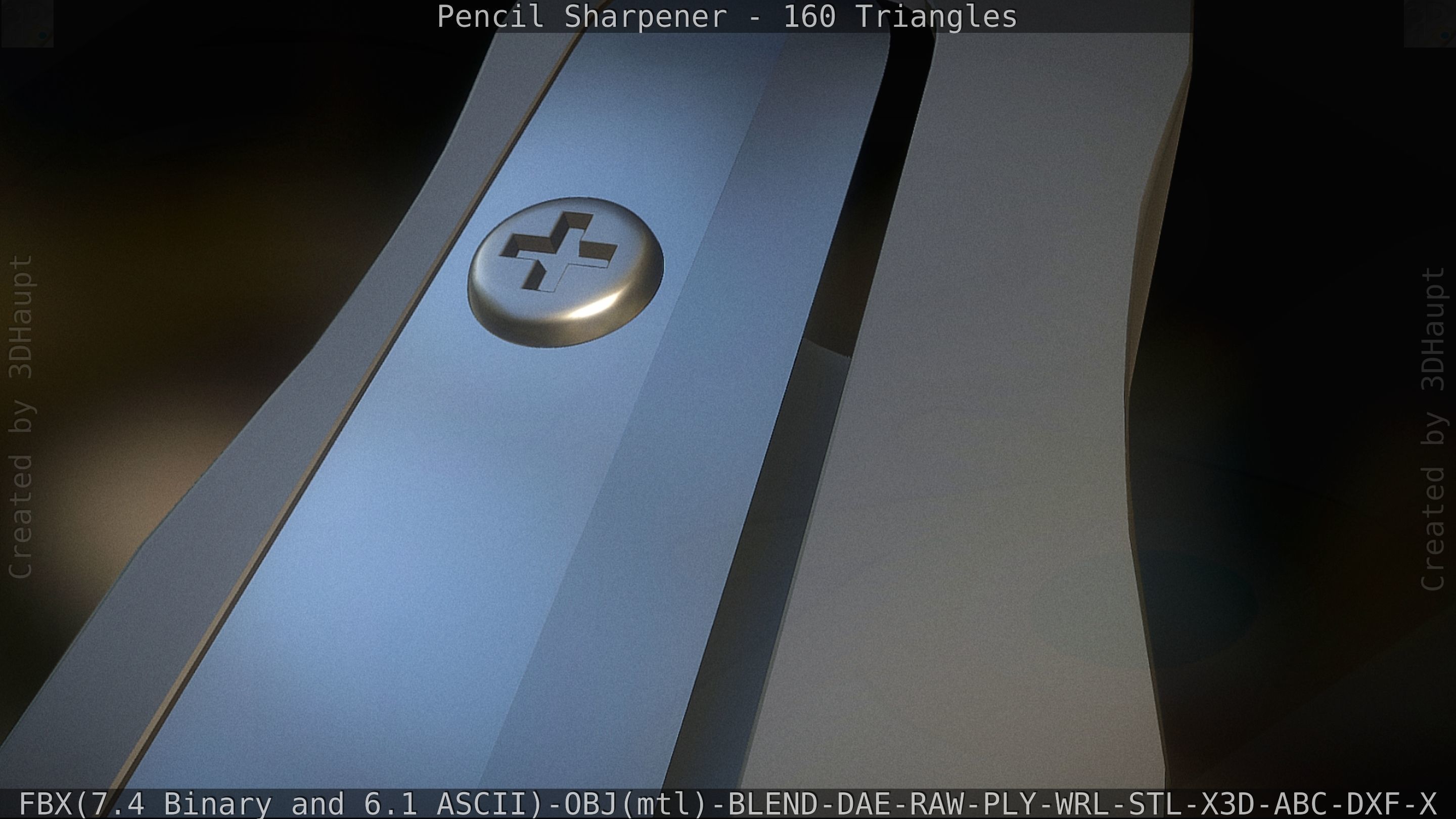 Sharpener clock 3D model_40