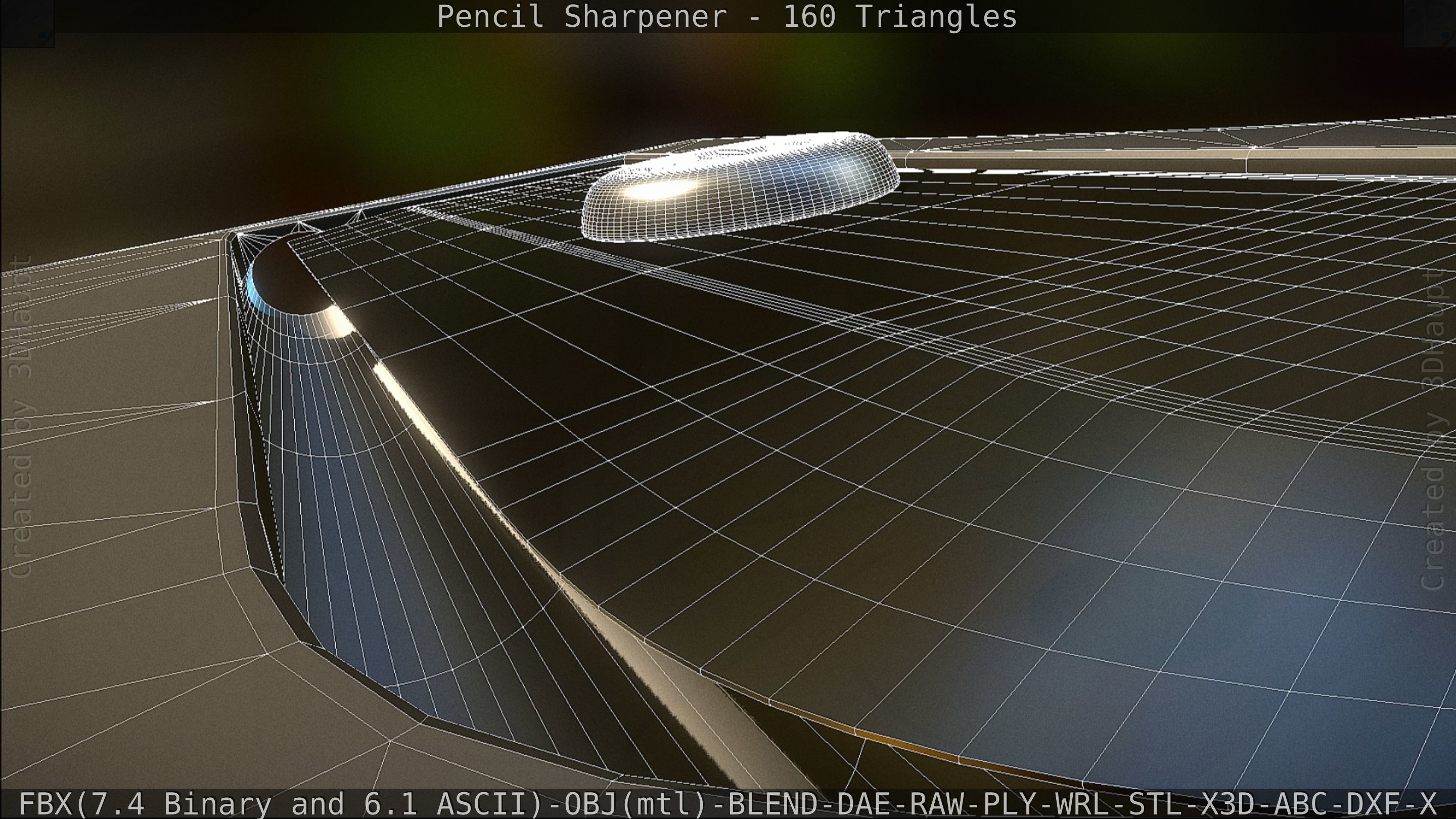 Sharpener clock 3D model_91
