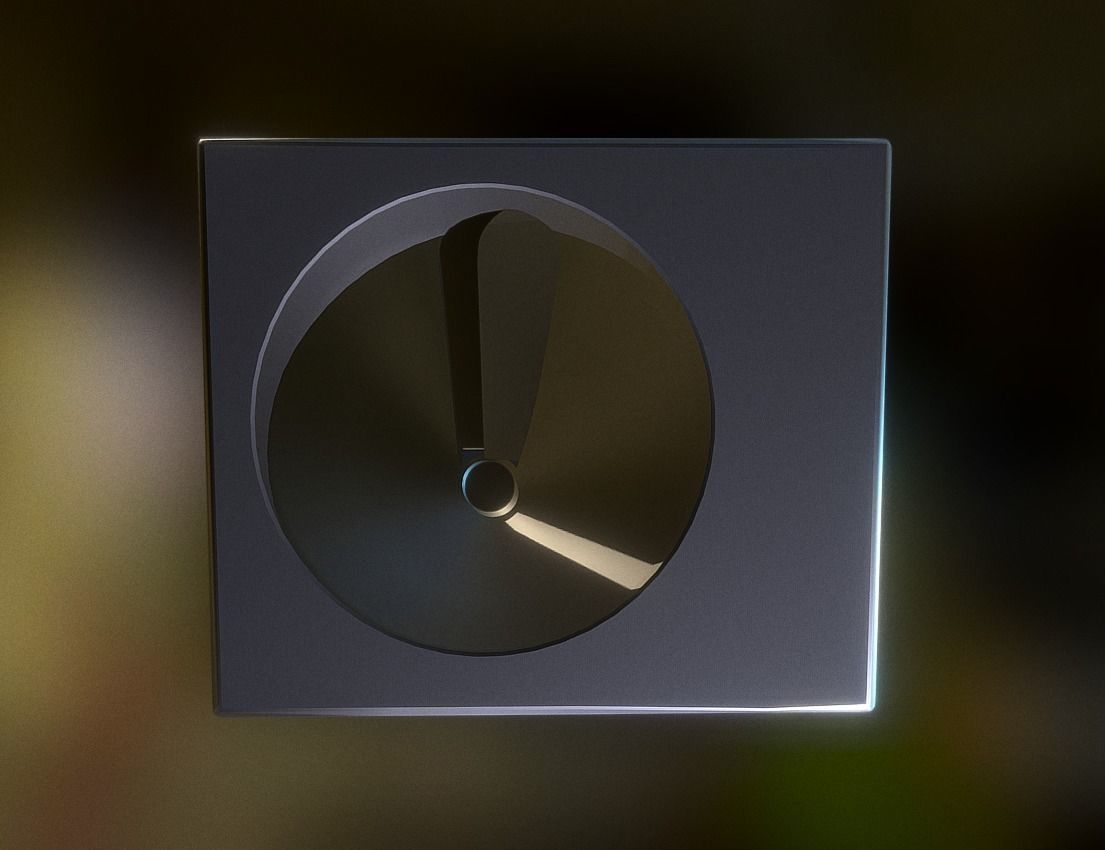 Sharpener clock 3D model_5