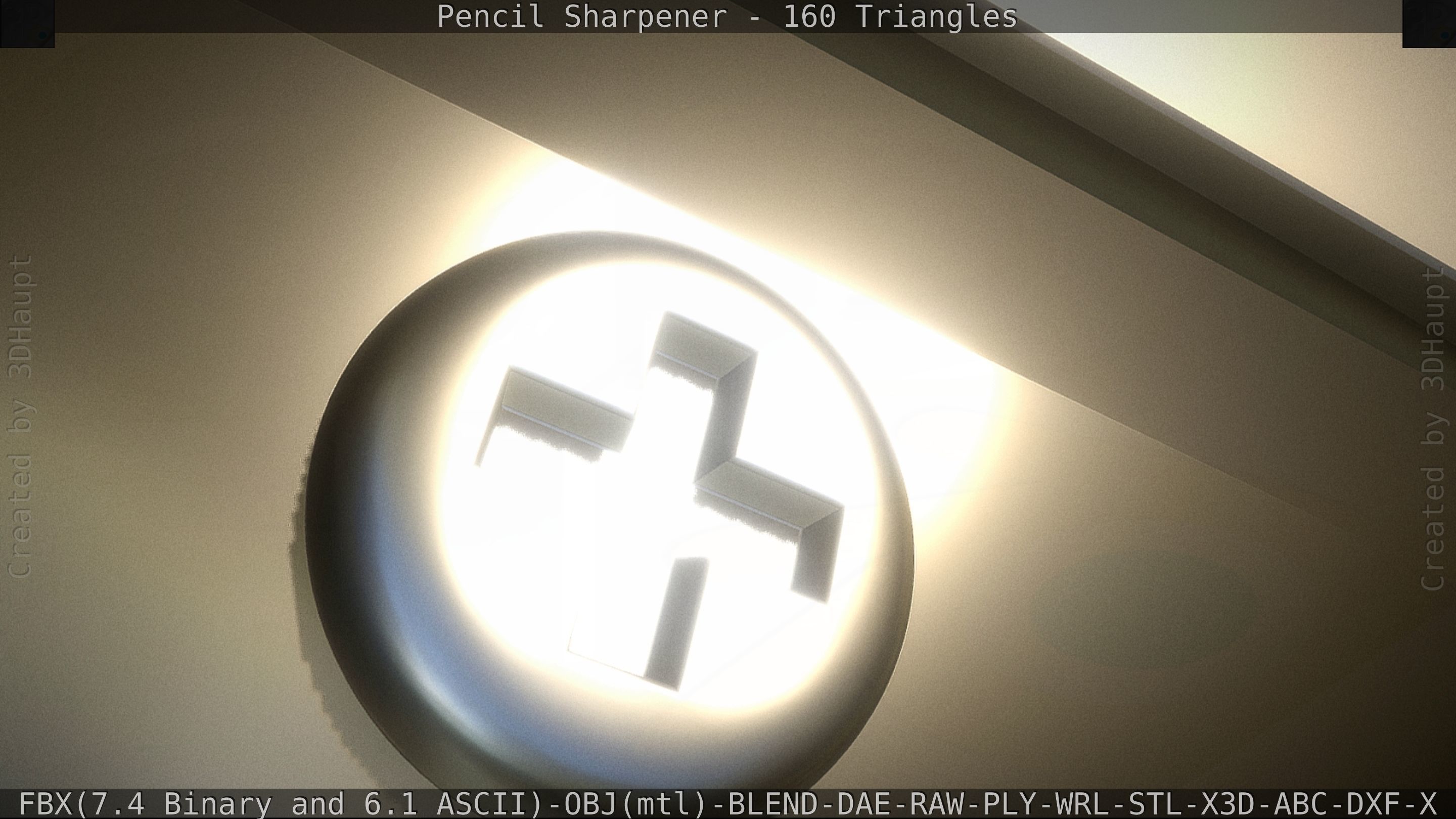 Sharpener clock 3D model_54