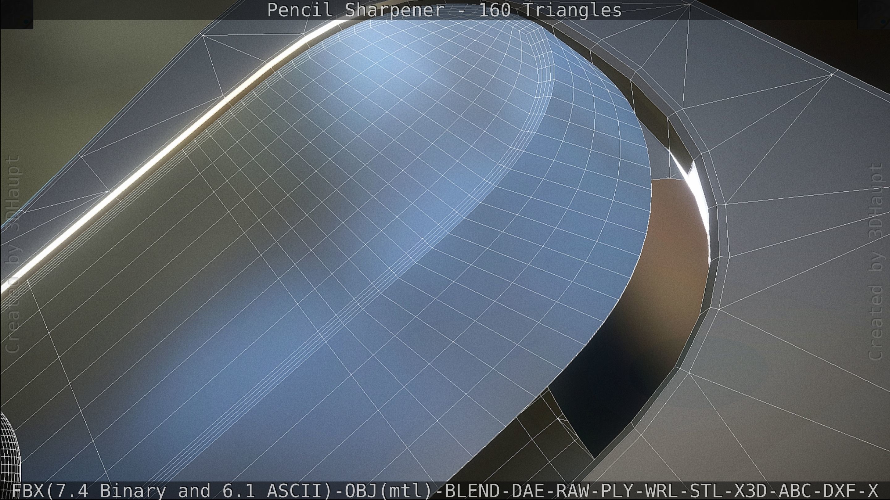 Sharpener clock 3D model_94