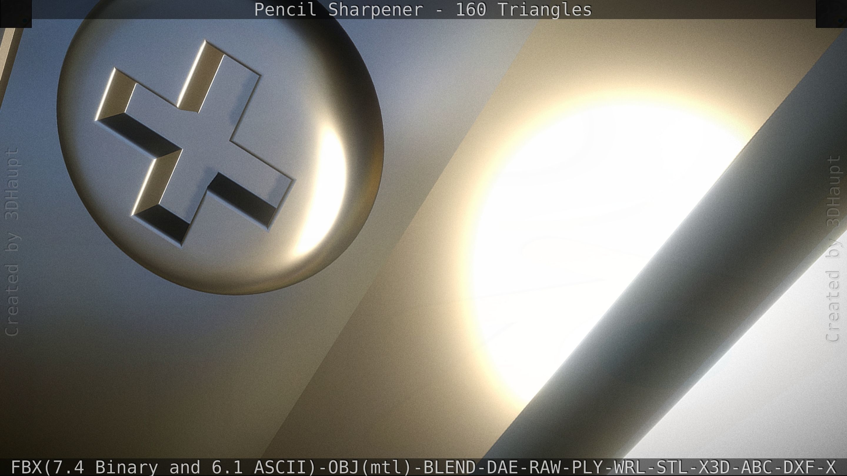 Sharpener clock 3D model_56