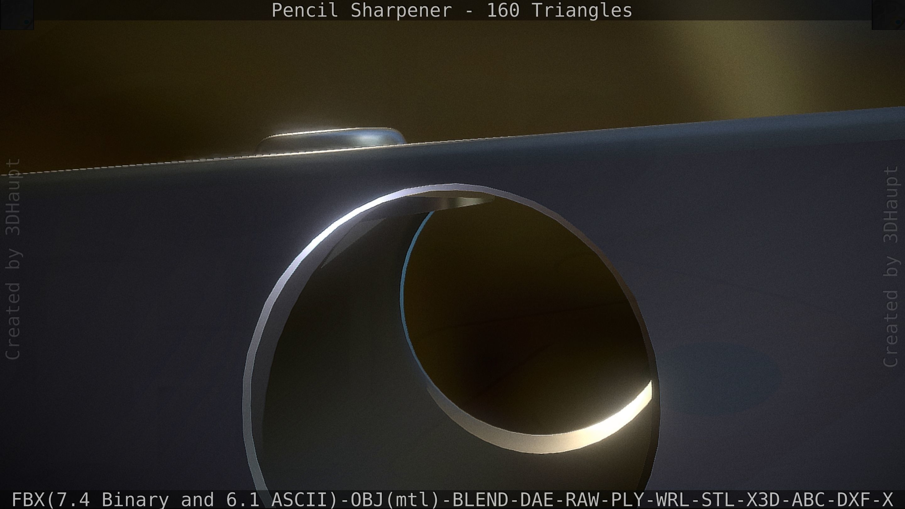 Sharpener clock 3D model_38