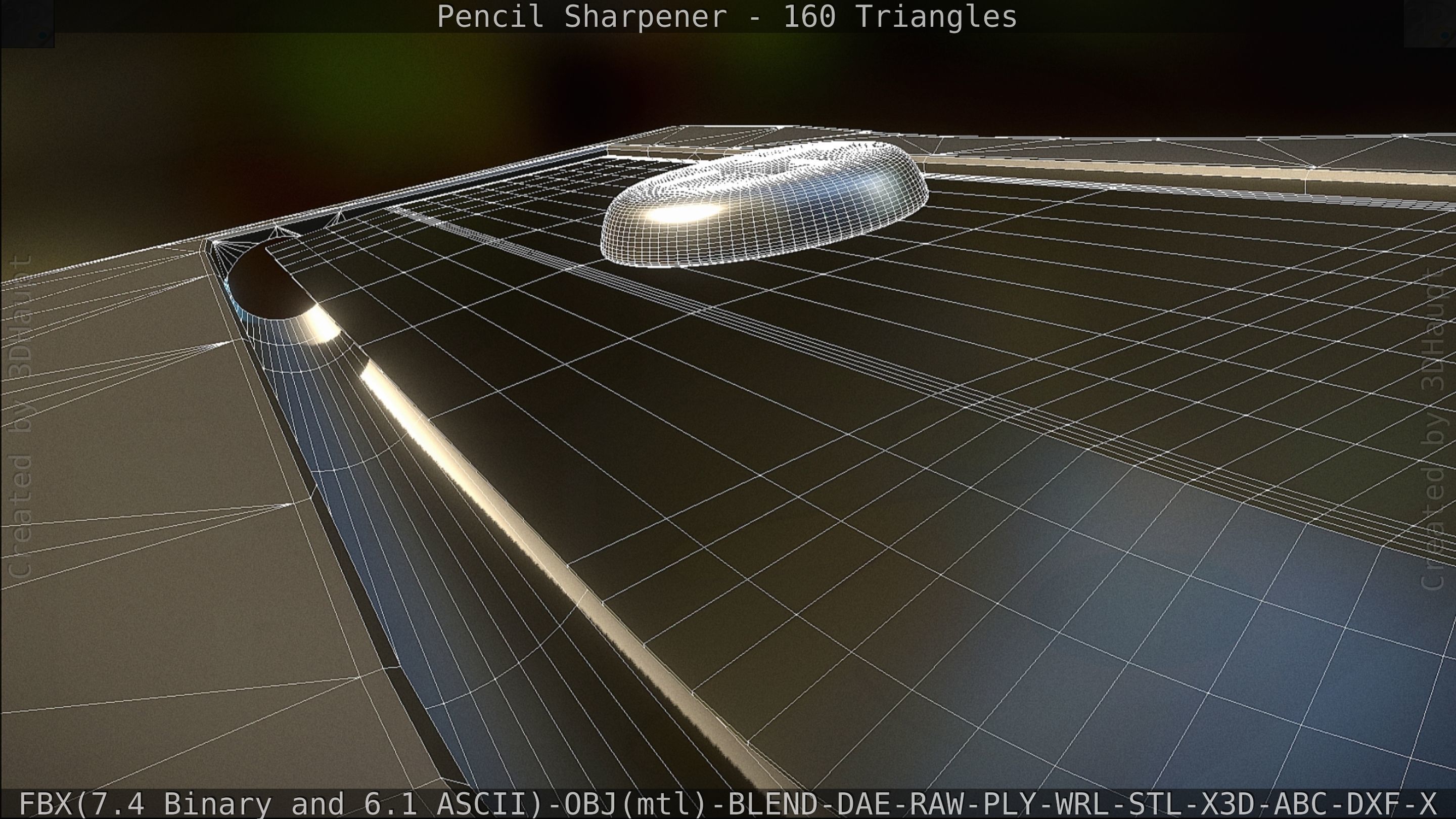 Sharpener clock 3D model_88