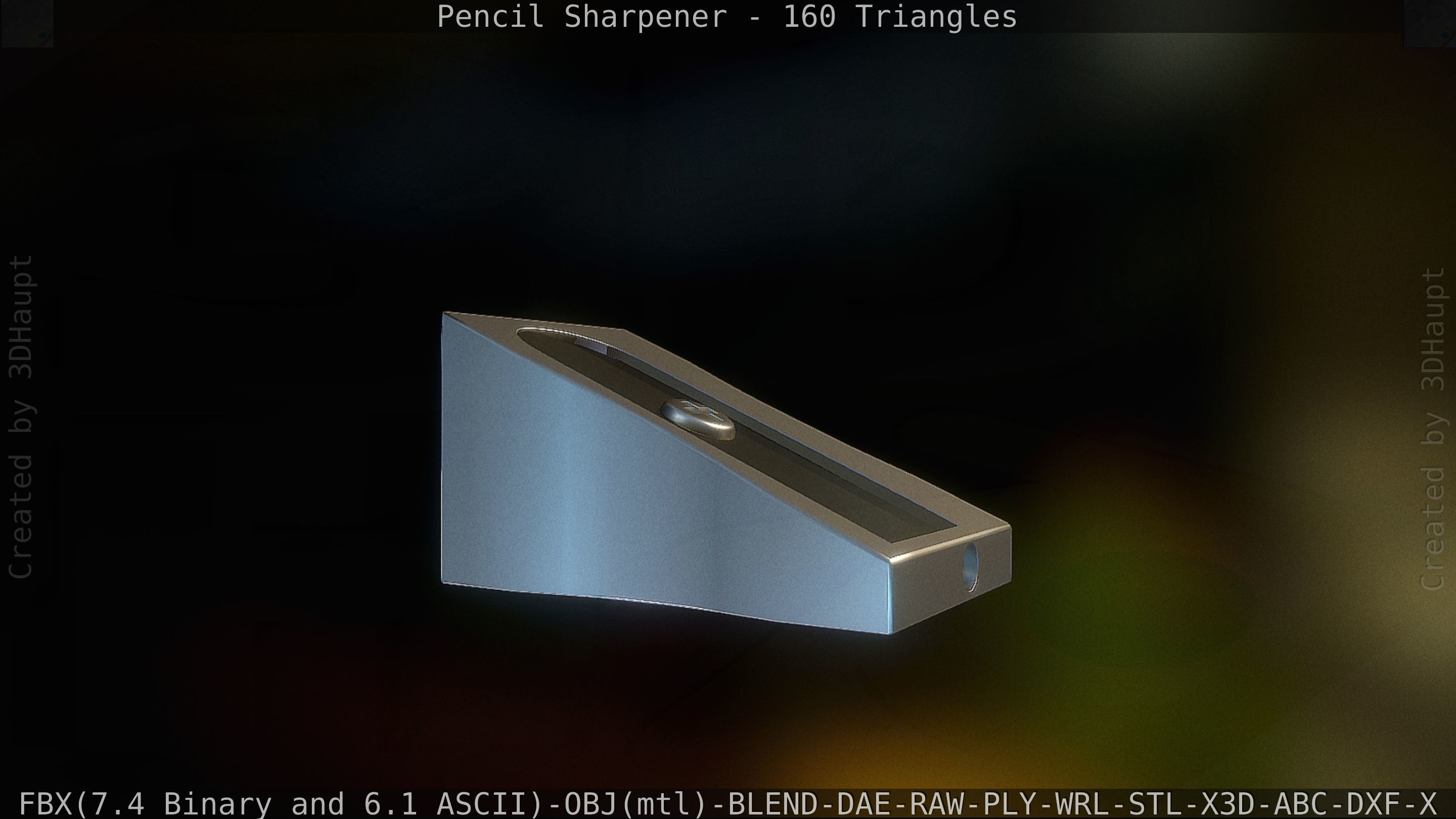 Sharpener clock 3D model_70