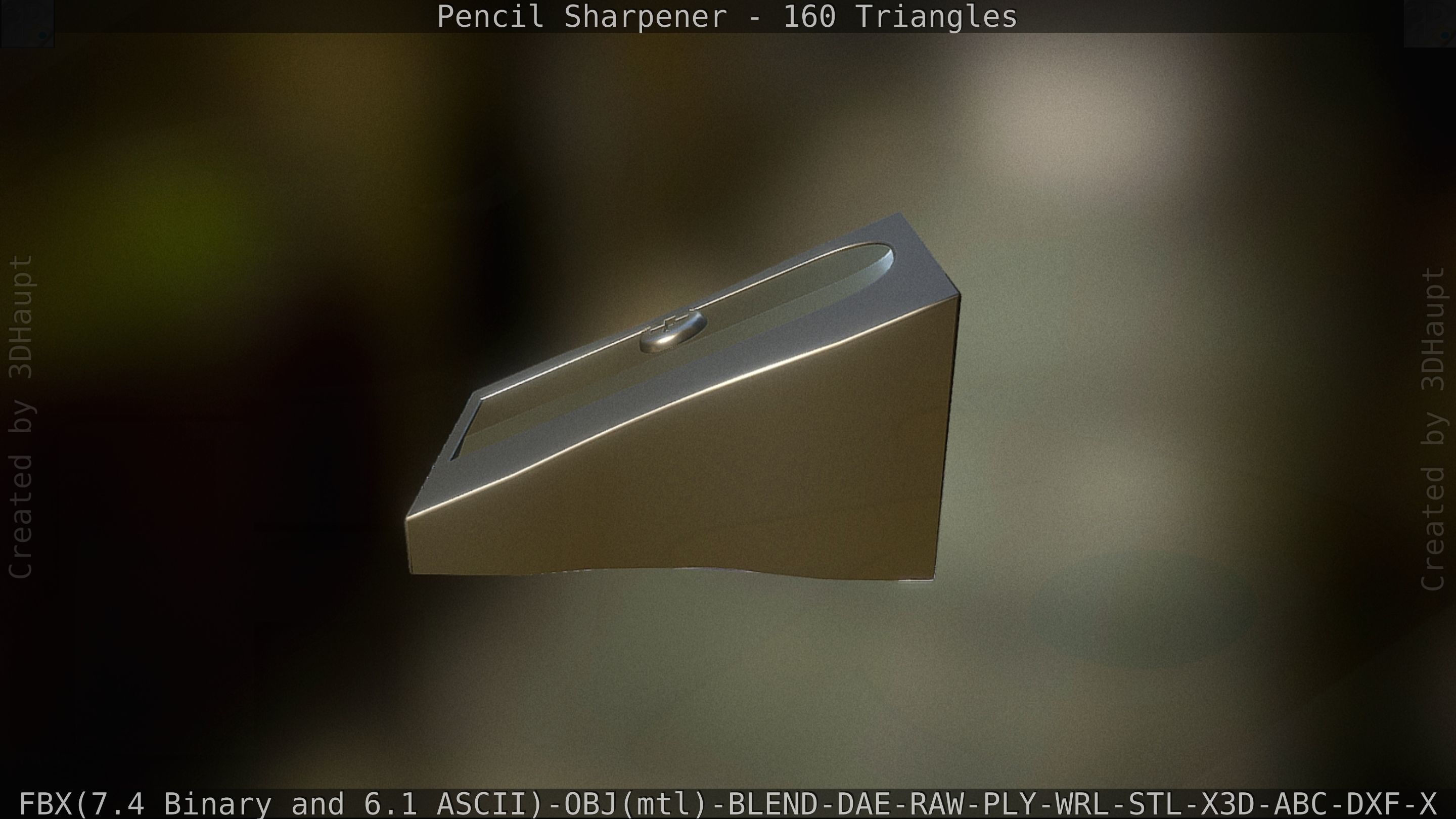 Sharpener clock 3D model_60