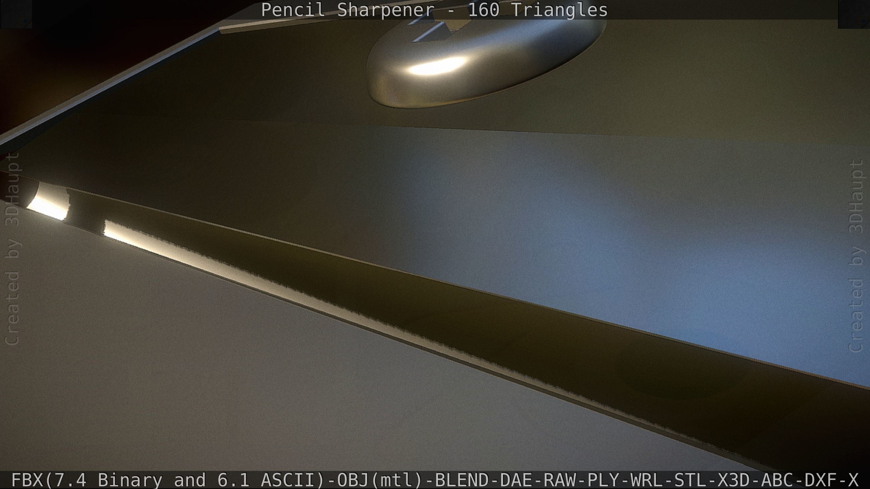 Sharpener clock 3D model_44