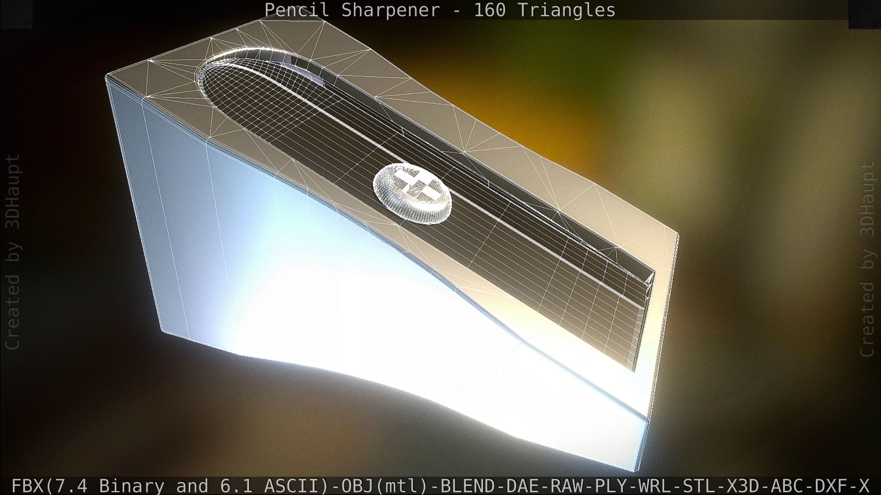 Sharpener clock 3D model_122