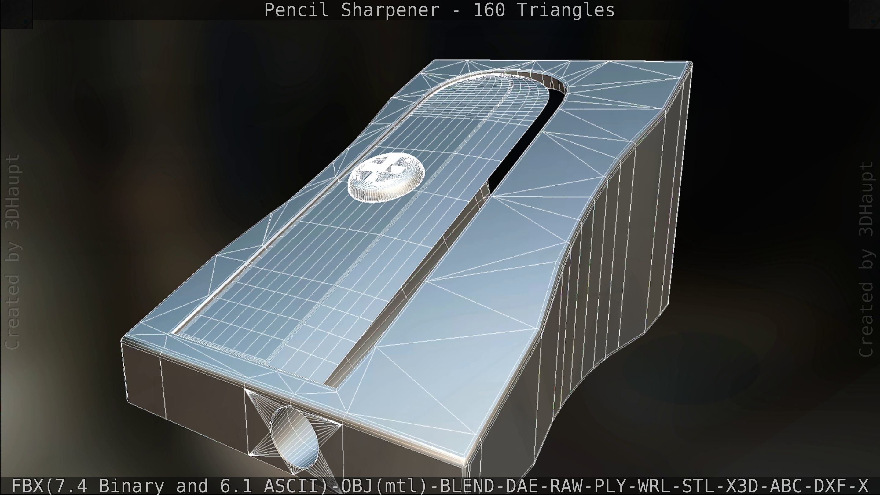 Sharpener clock 3D model_128