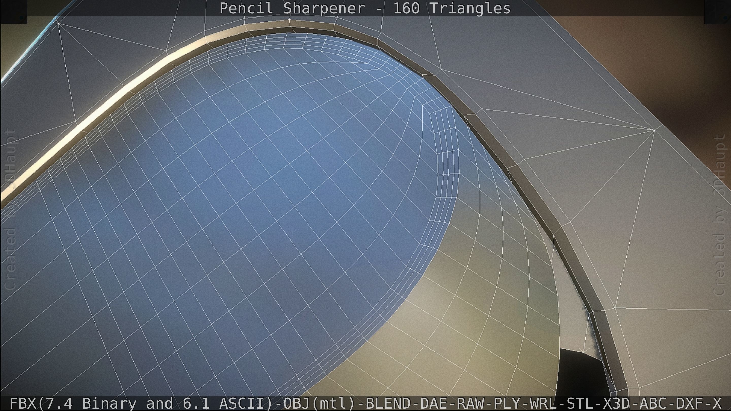 Sharpener clock 3D model_99