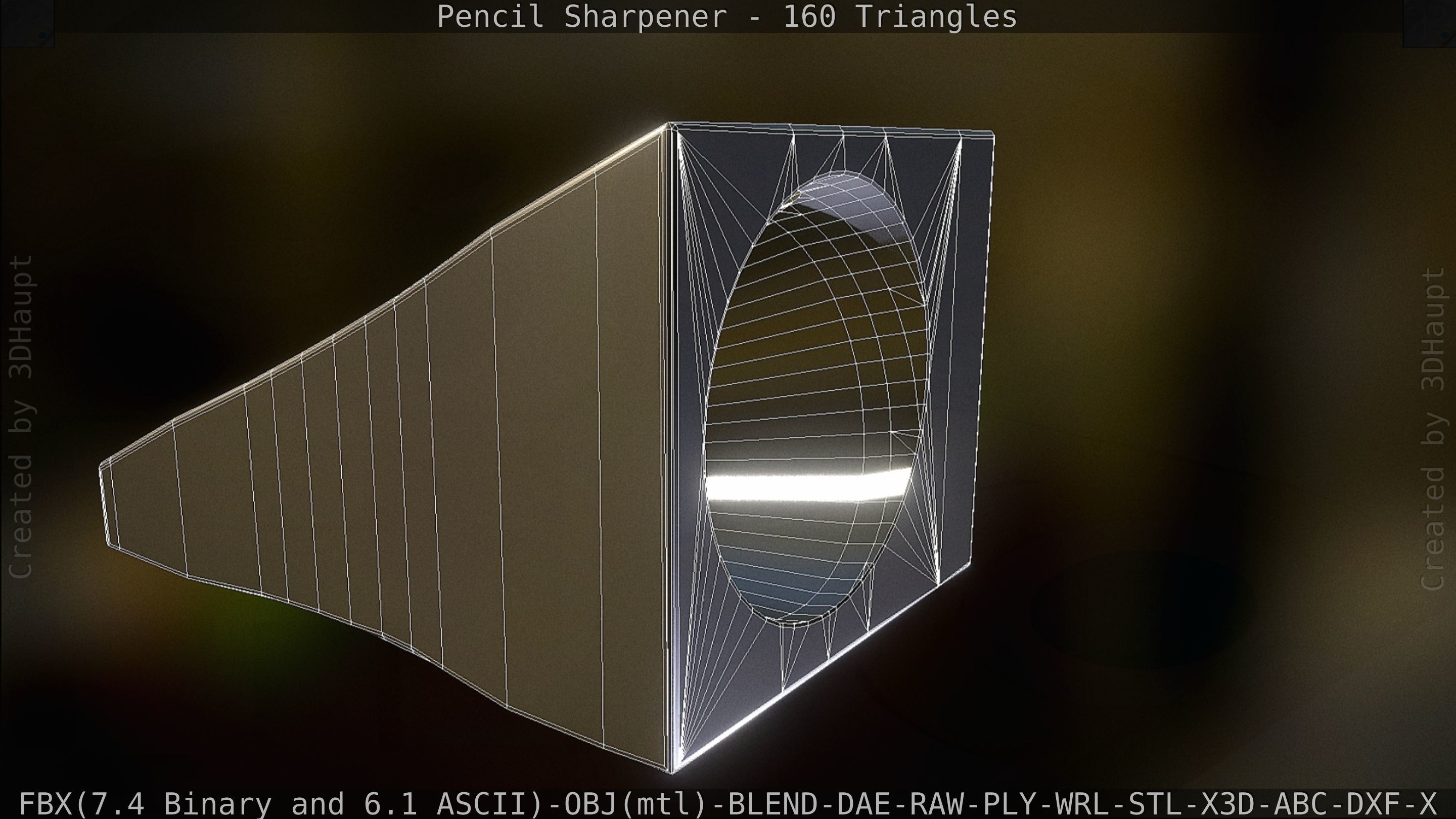 Sharpener clock 3D model_106