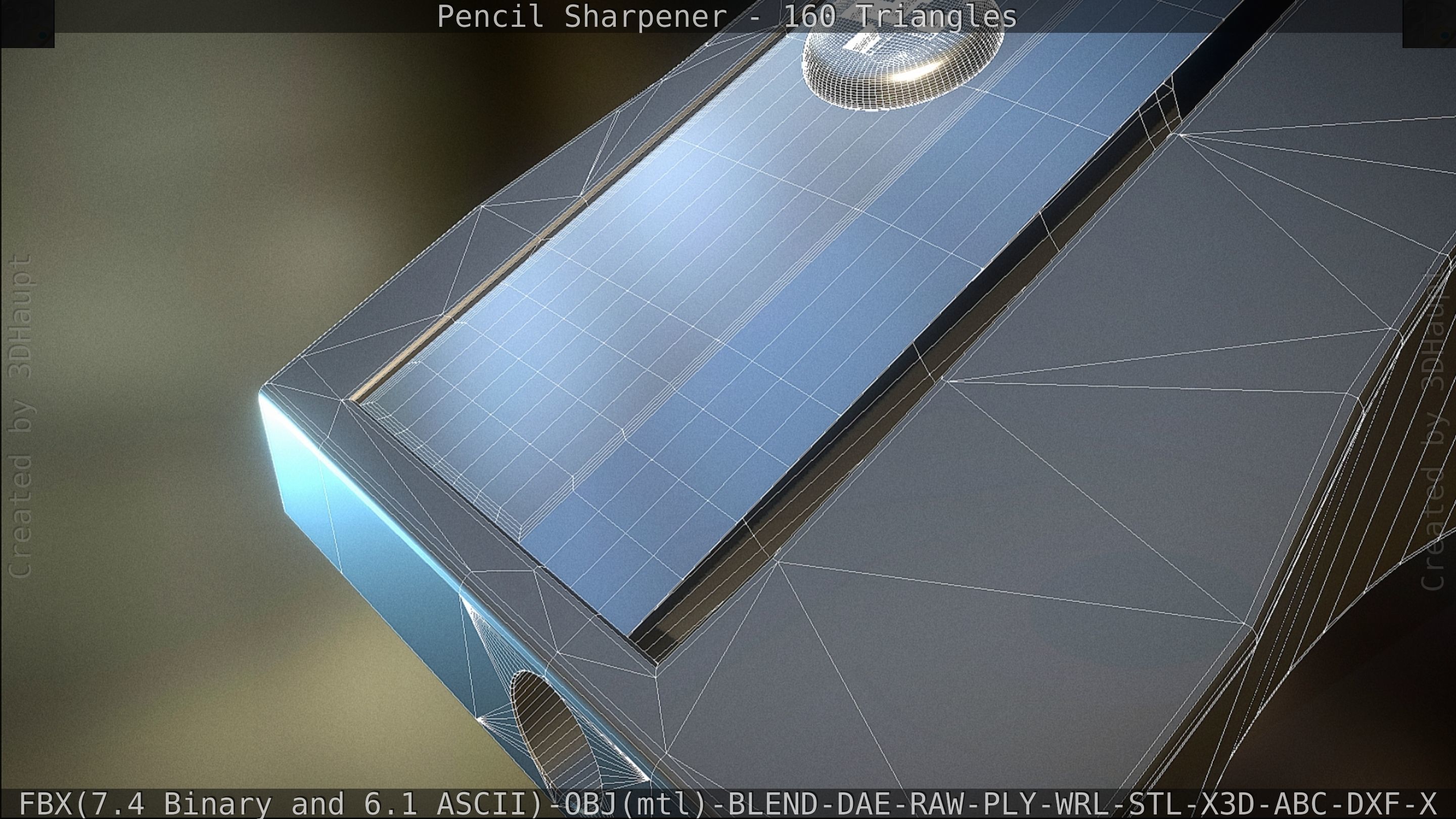 Sharpener clock 3D model_81