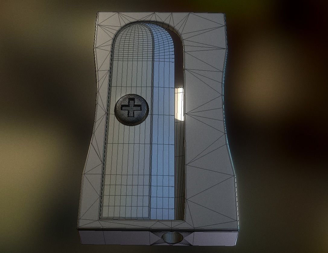 Sharpener clock 3D model_4