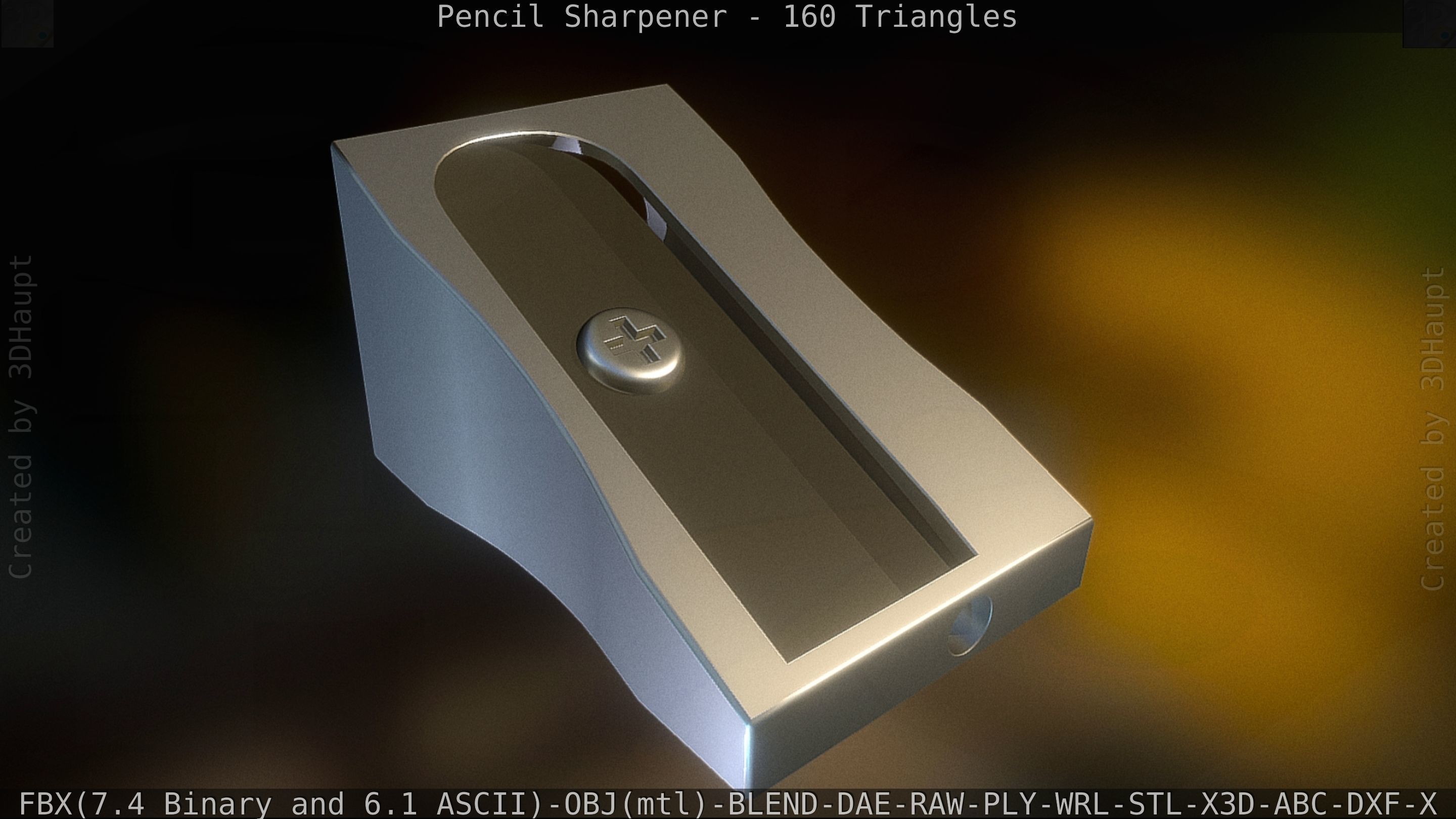 Sharpener clock 3D model_30