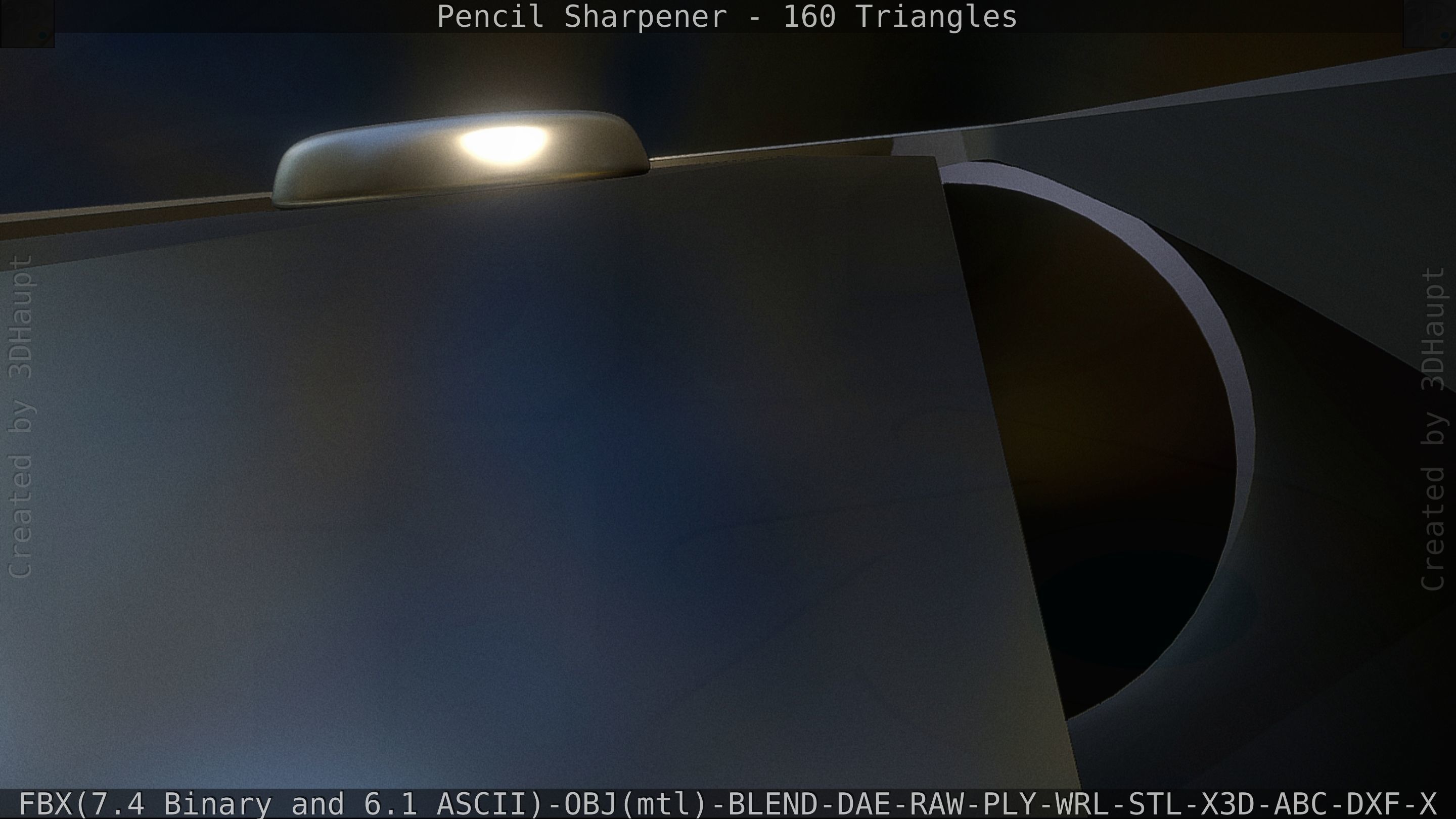 Sharpener clock 3D model_50
