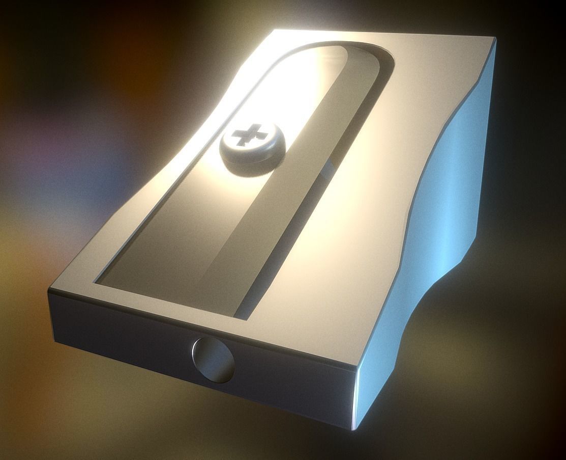 Sharpener clock 3D model_6