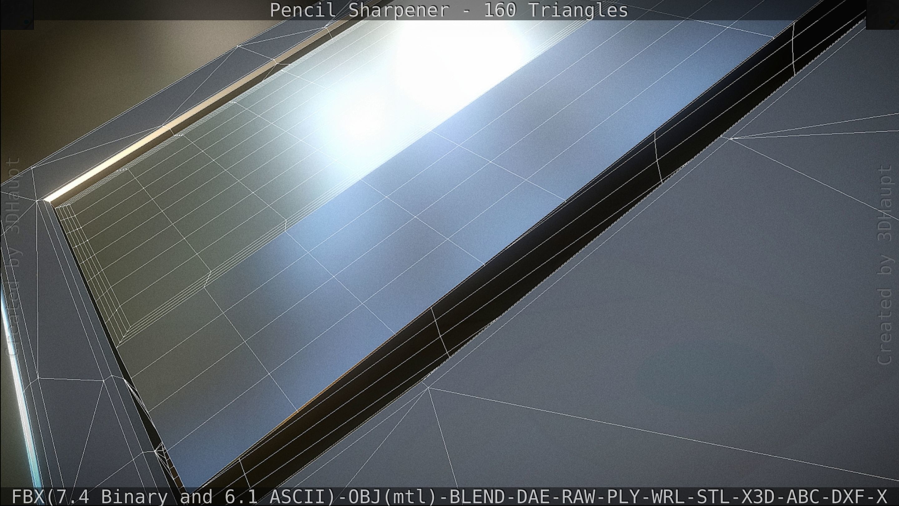 Sharpener clock 3D model_85