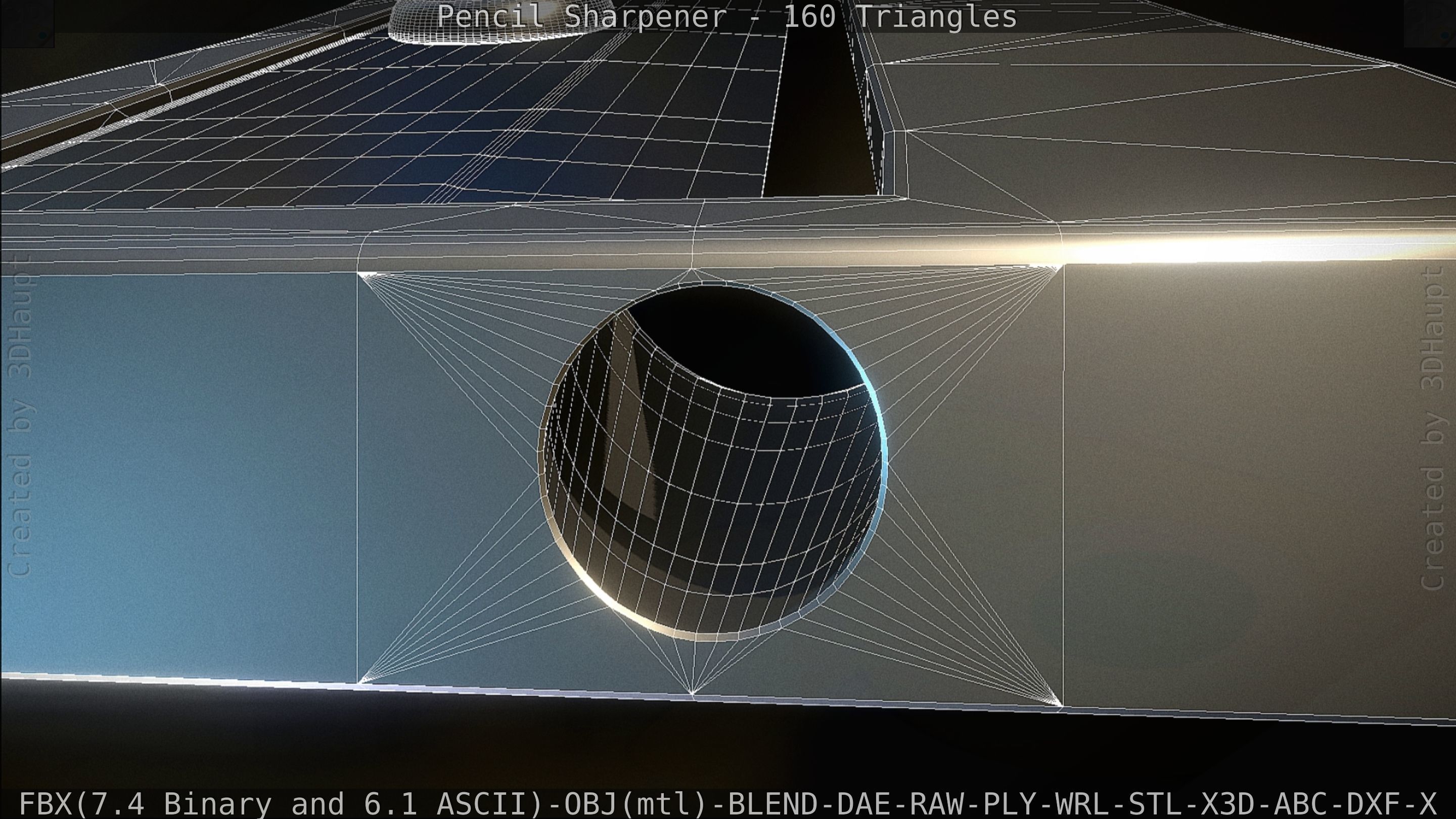 Sharpener clock 3D model_78