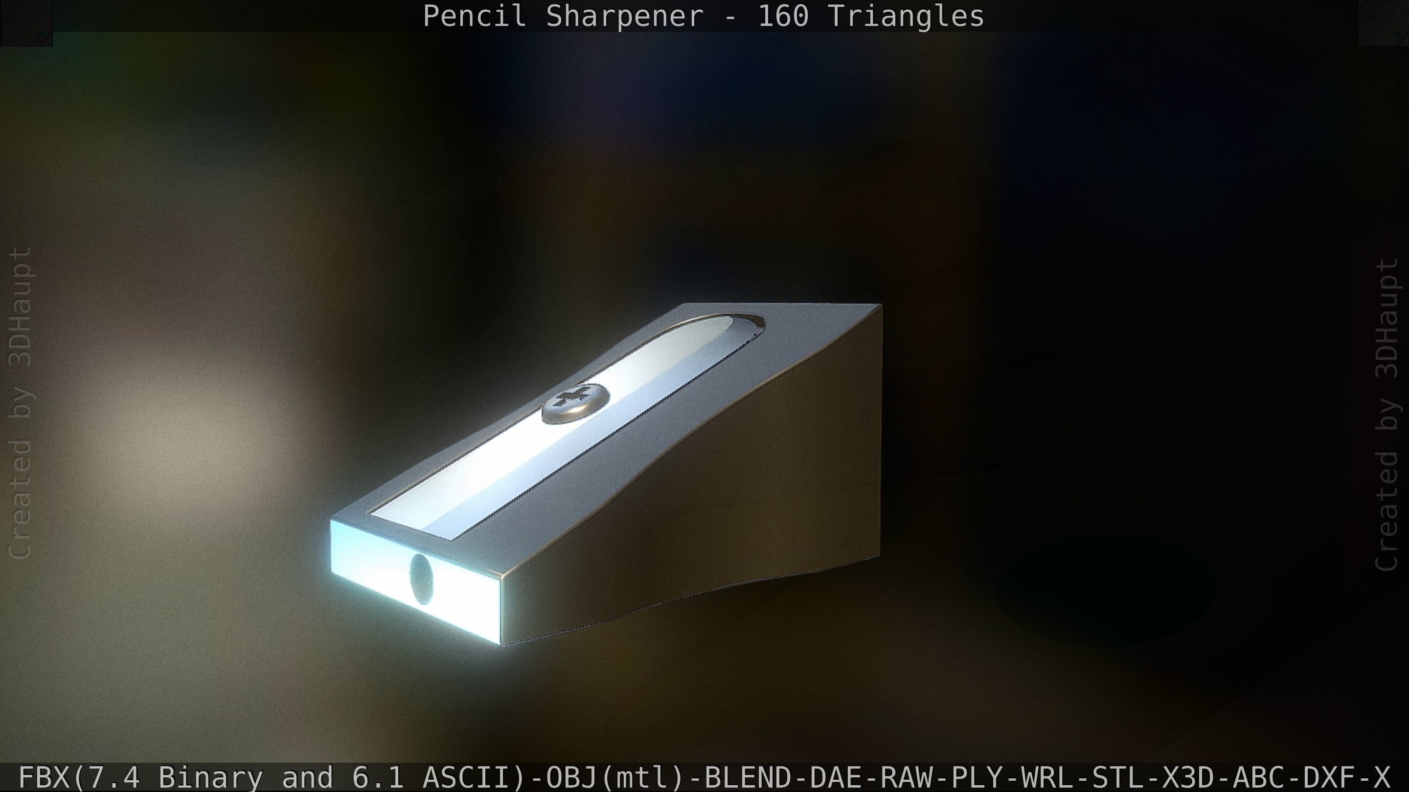 Sharpener clock 3D model_66